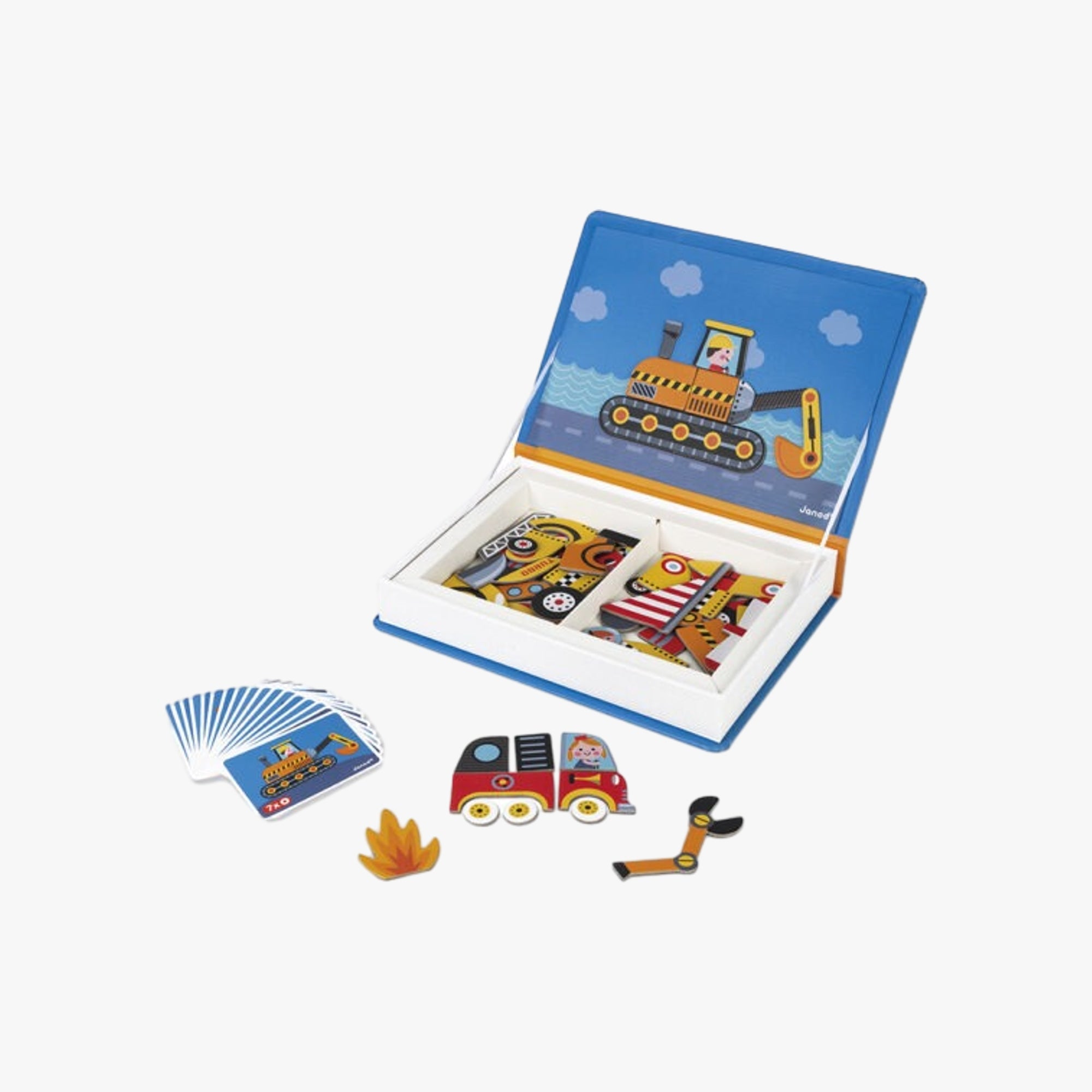 Livro Magnético Portátil Veículos