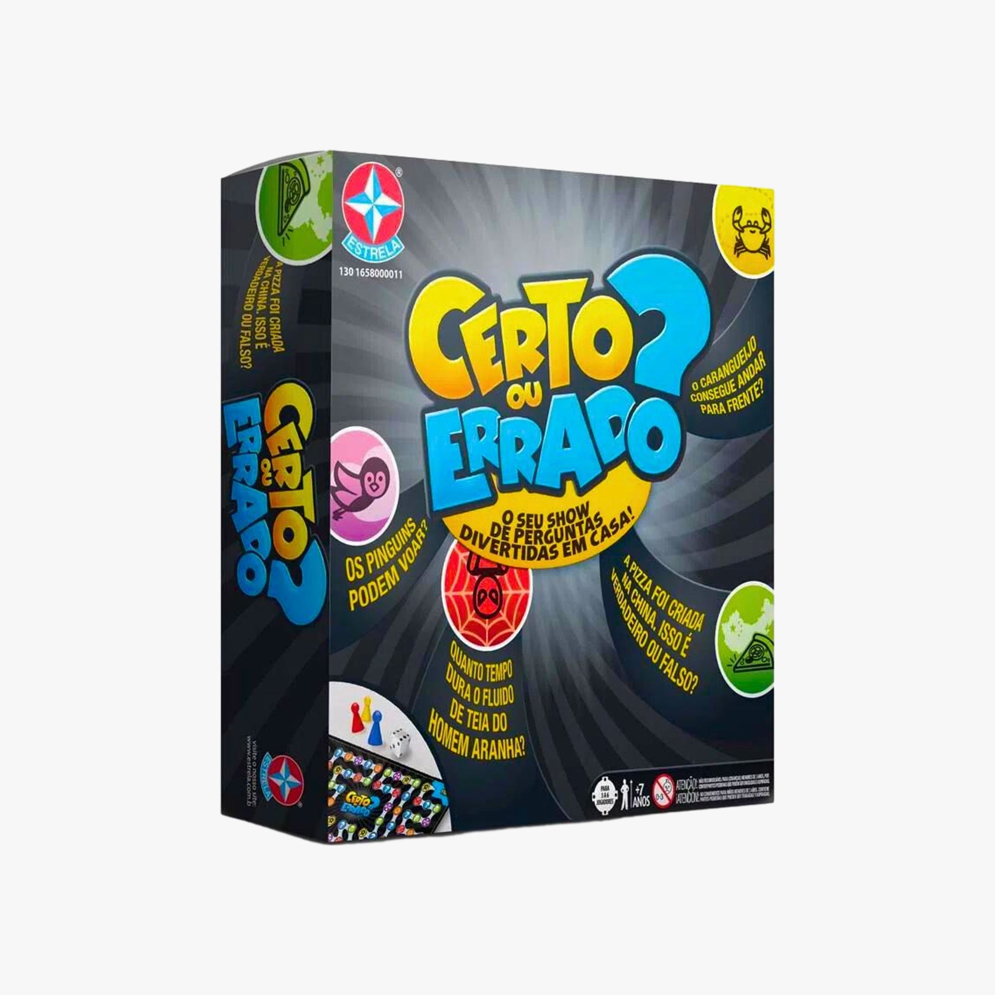 Jogo de Tabuleiro Certo ou Errado