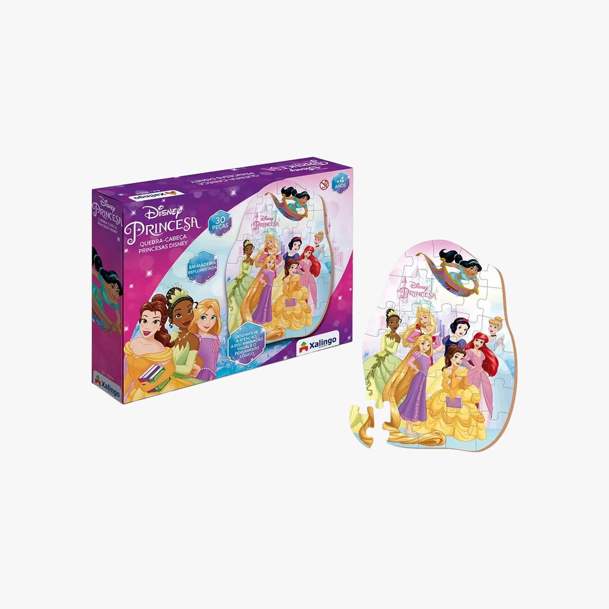 Quebra-Cabeça Princesas Disney 30 Peças