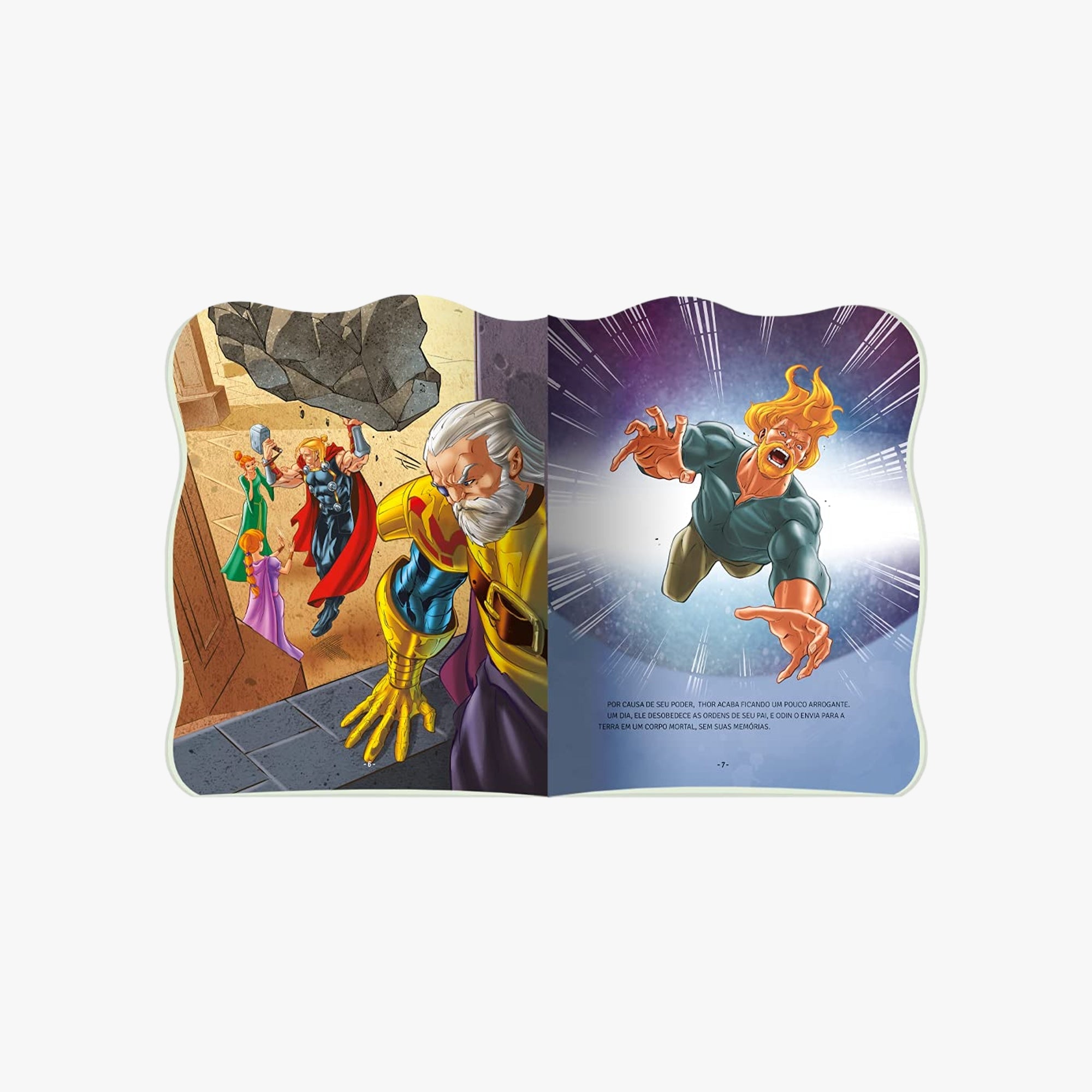 Super Kit 2 Livros Recortados Marvel - Thor e Homem de Ferro