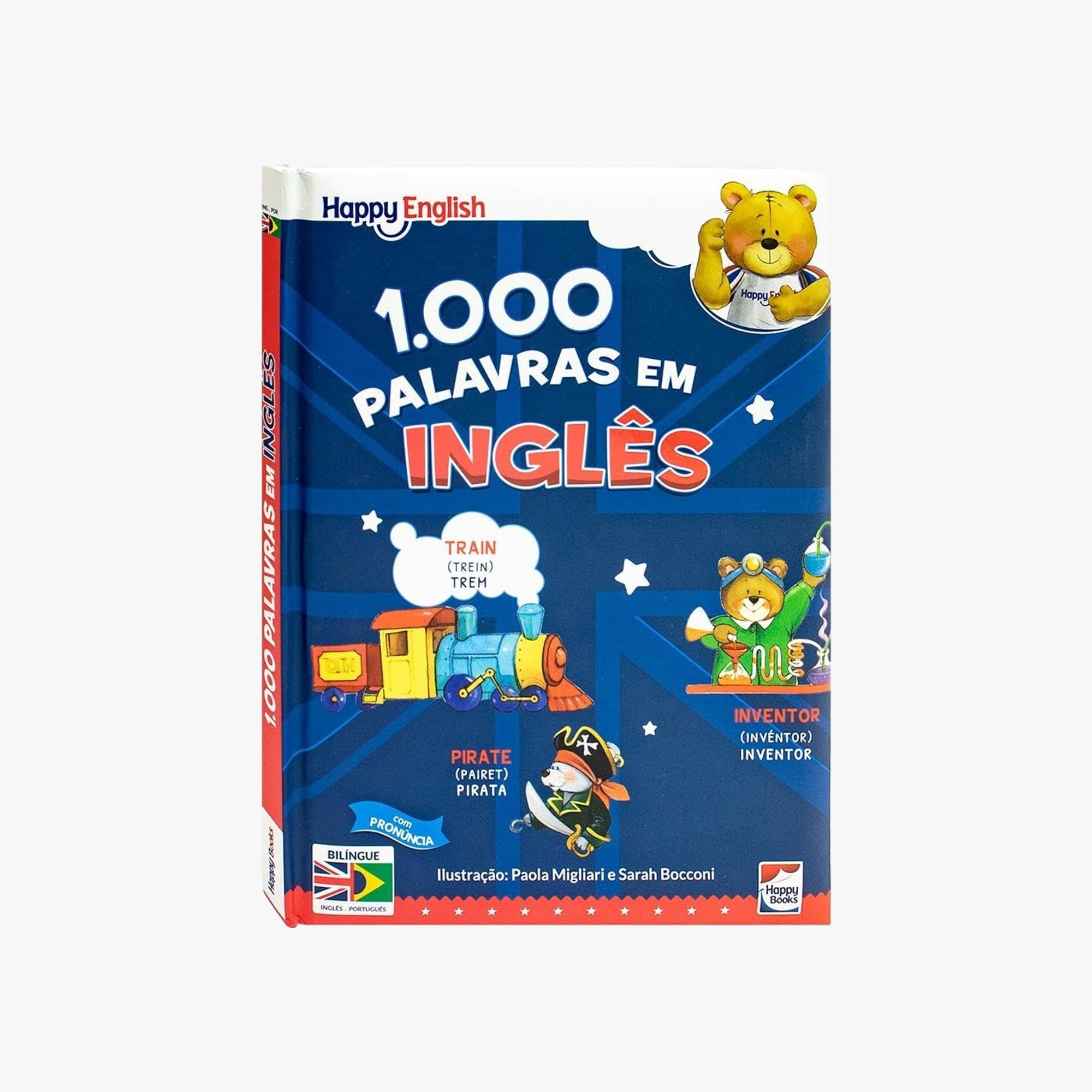 Livro Infantil Happy English 1000 palavras em Inglês