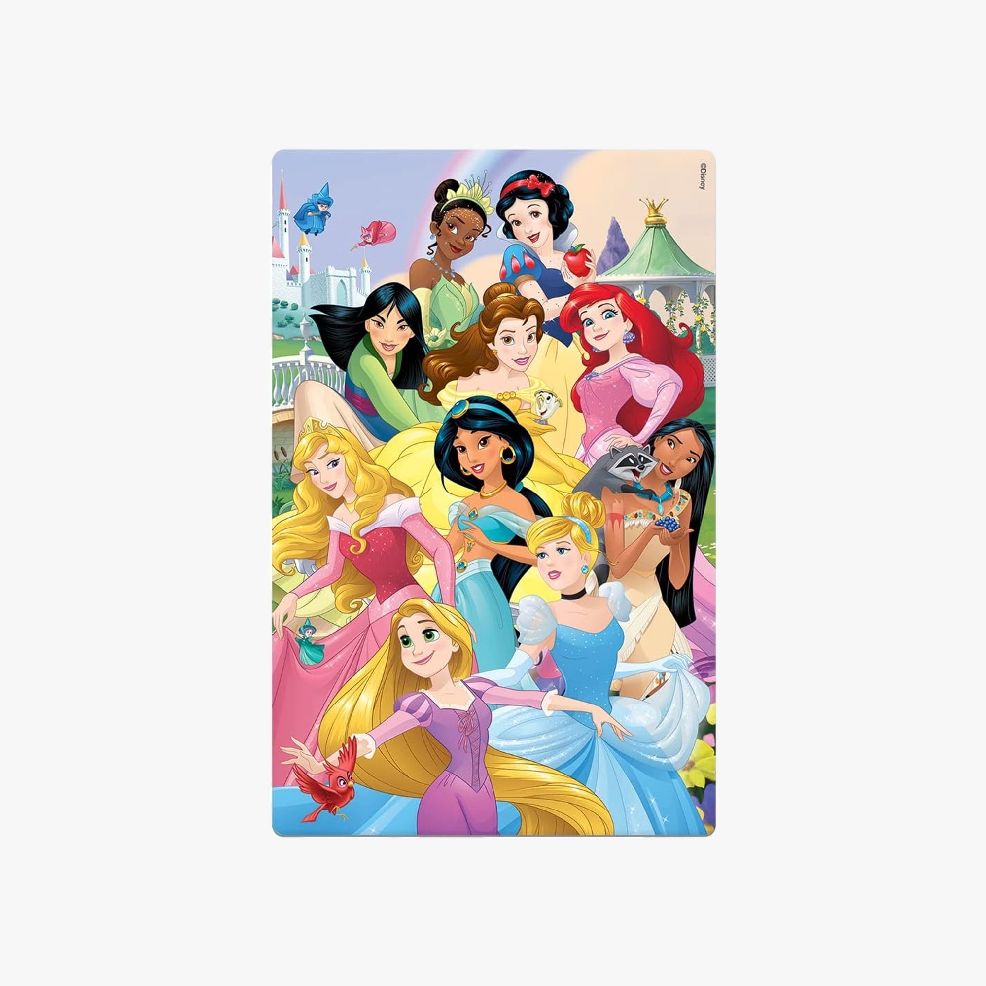 Quebra-Cabeça Infantil Princesas Metalizado - 100 Peças