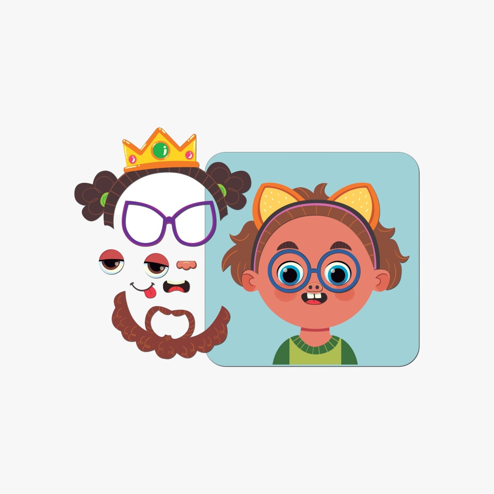 Brinquedo Infantil Carinhas Divertidas Magnéticas