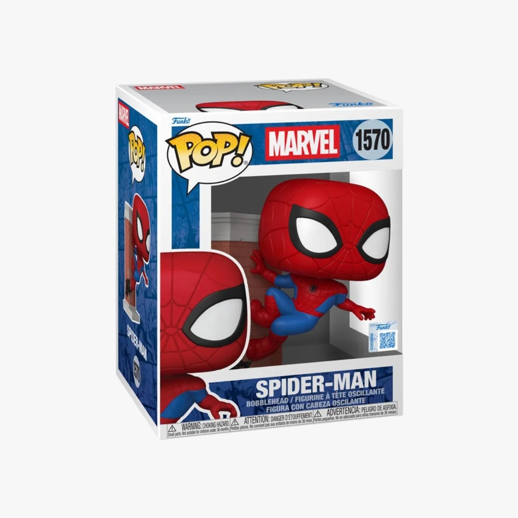 Boneco Funko Pop! Premium Exclusivo Marvel - Homem-Aranha na Parede