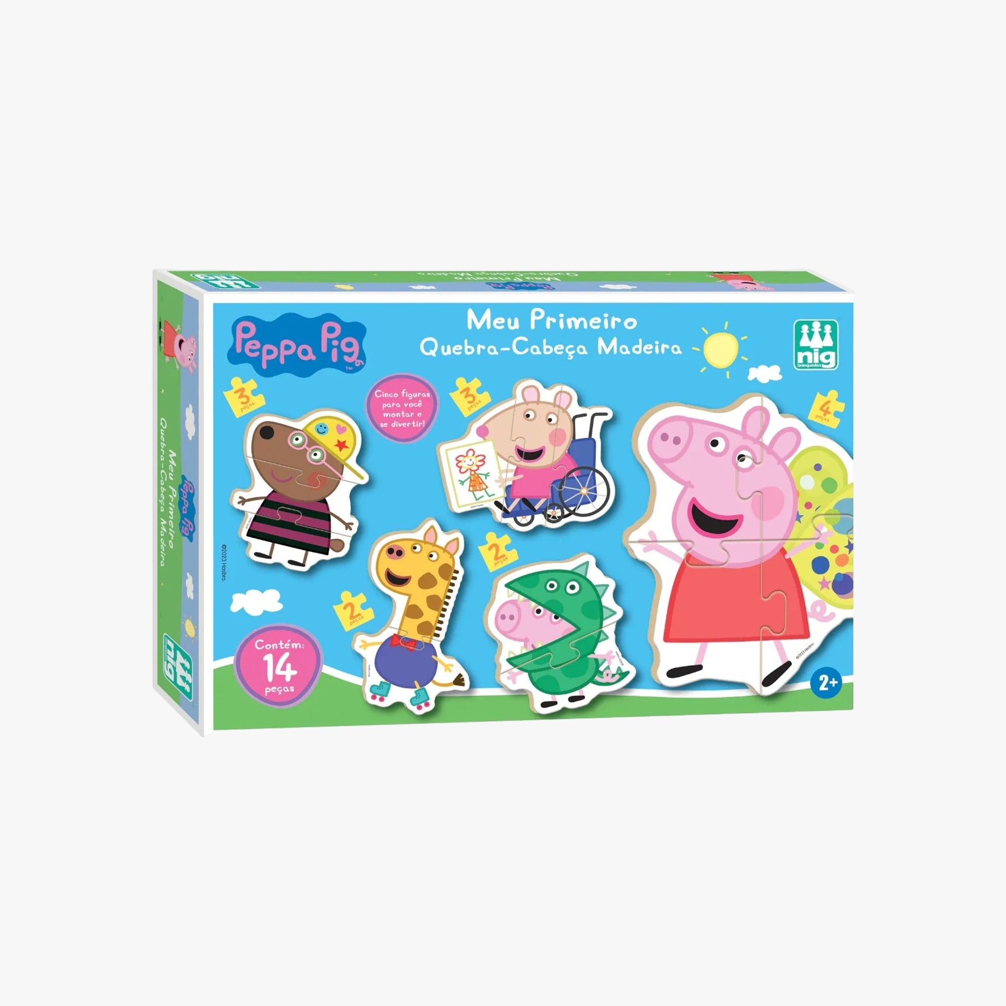 MEU PRIMEIRO QUEBRA CABEÇA PEPPA PIG
