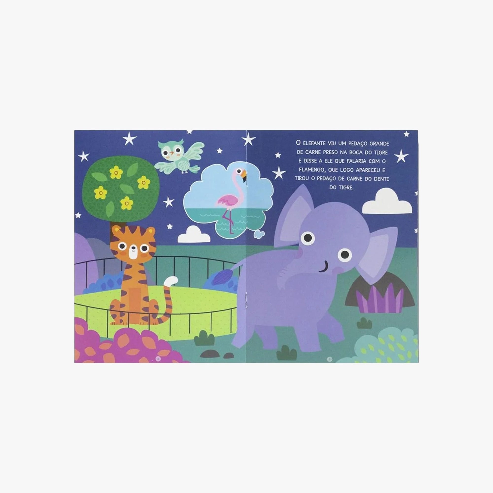 Kit Infantil Livro + Quebra-Cabeça Zoológico