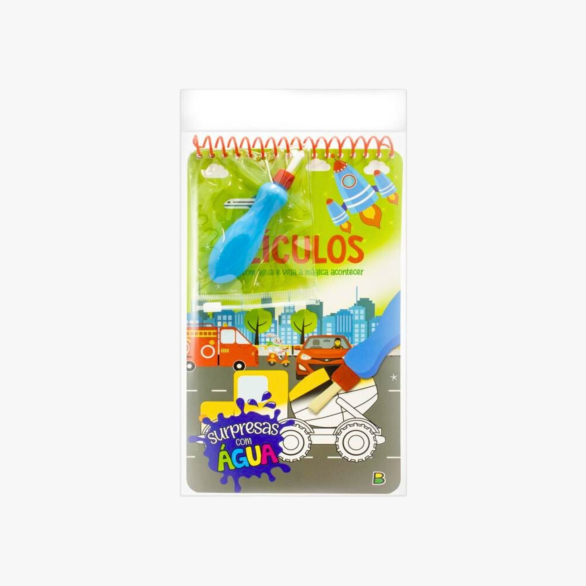 Livro Infantil Aquabook Veículos
