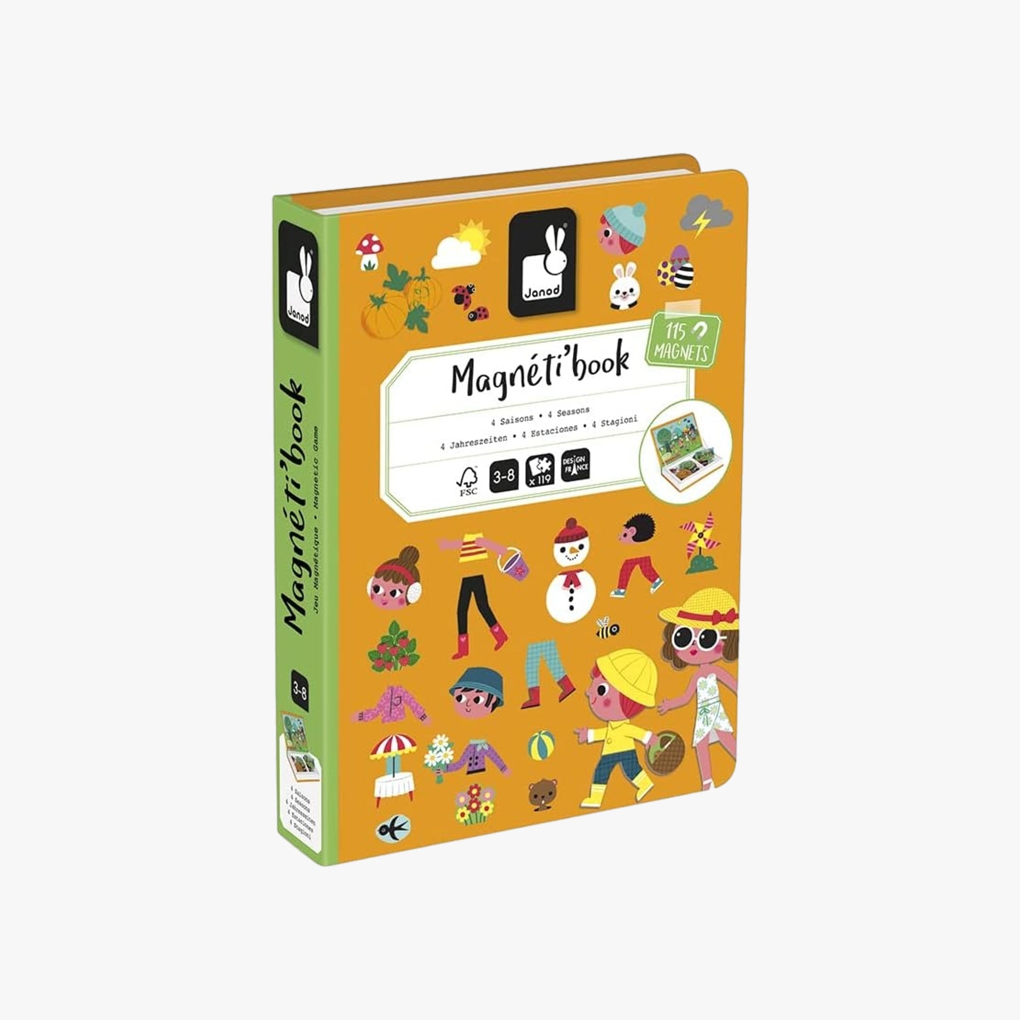 Livro Magnético Portátil 4 Estações