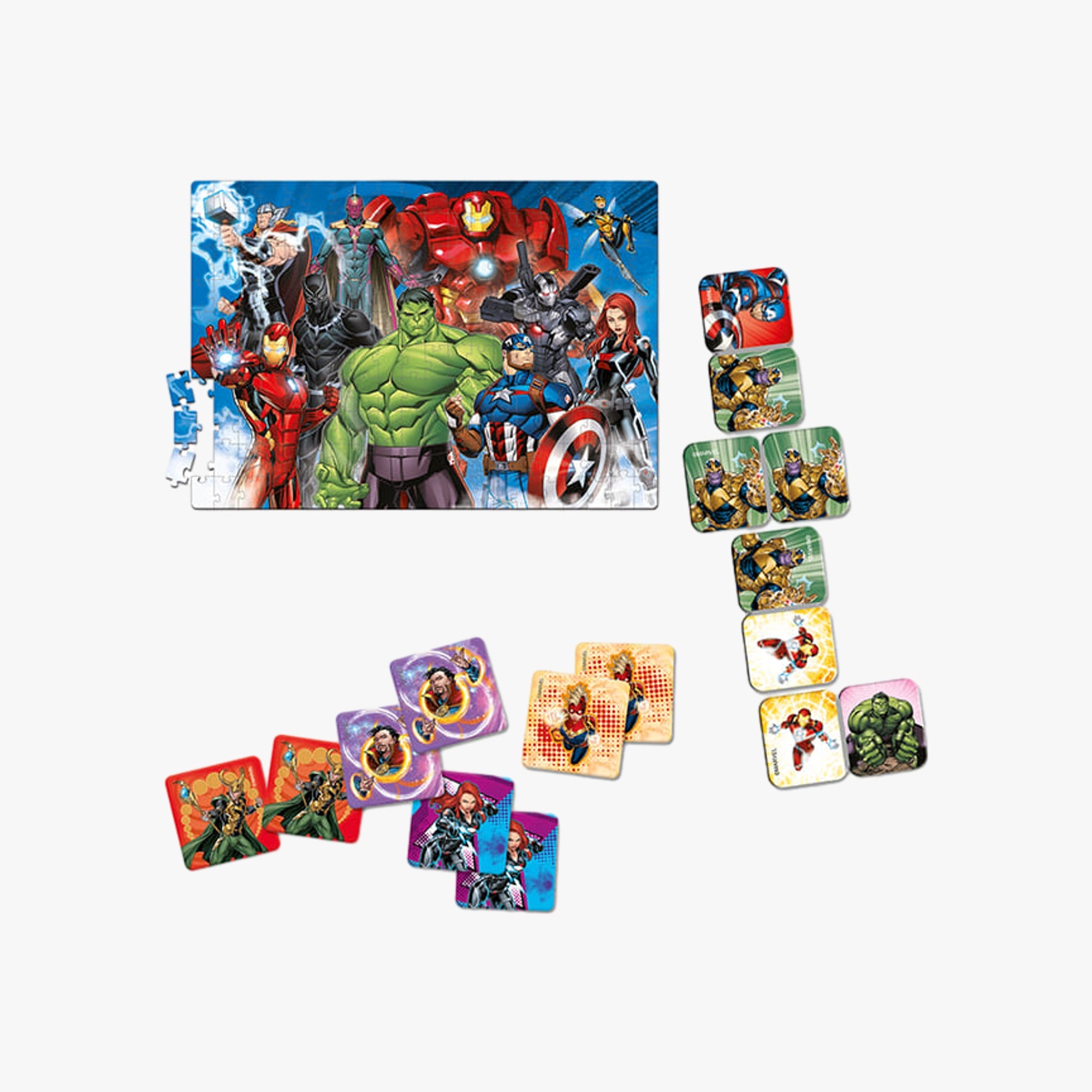 Super Kit Vingadores Marvel 3 jogos em 1 Toyster