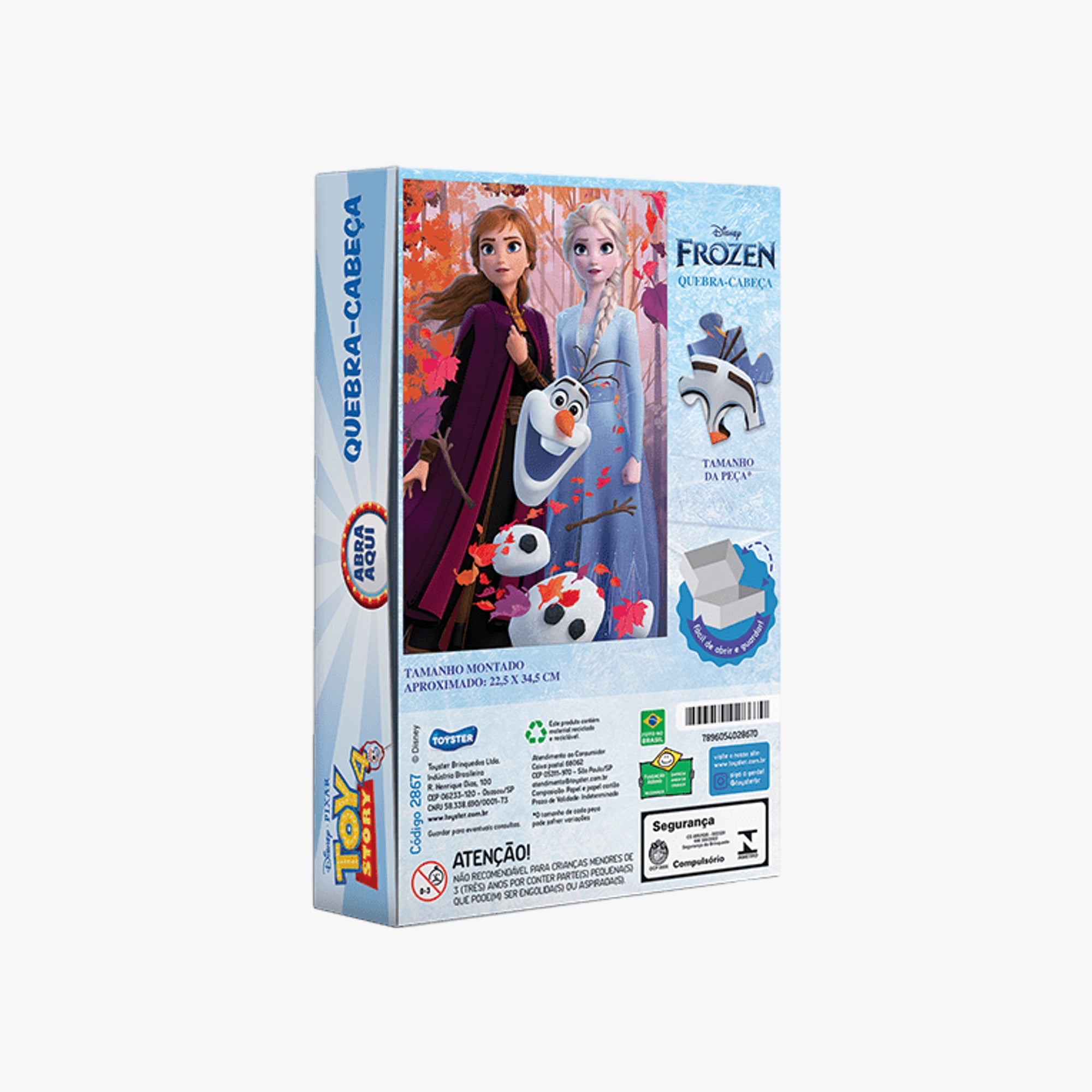 Quebra-Cabeça da Princesa Frozen 100 Peças Toyster