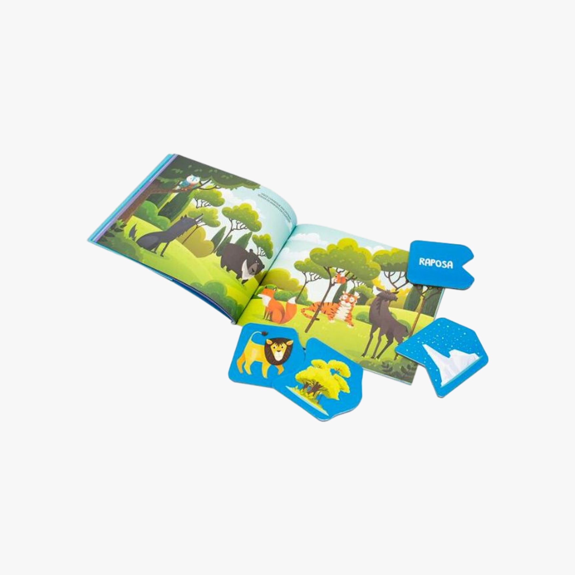 Kit Quebra-Cabeça e Livro Lar dos Animais