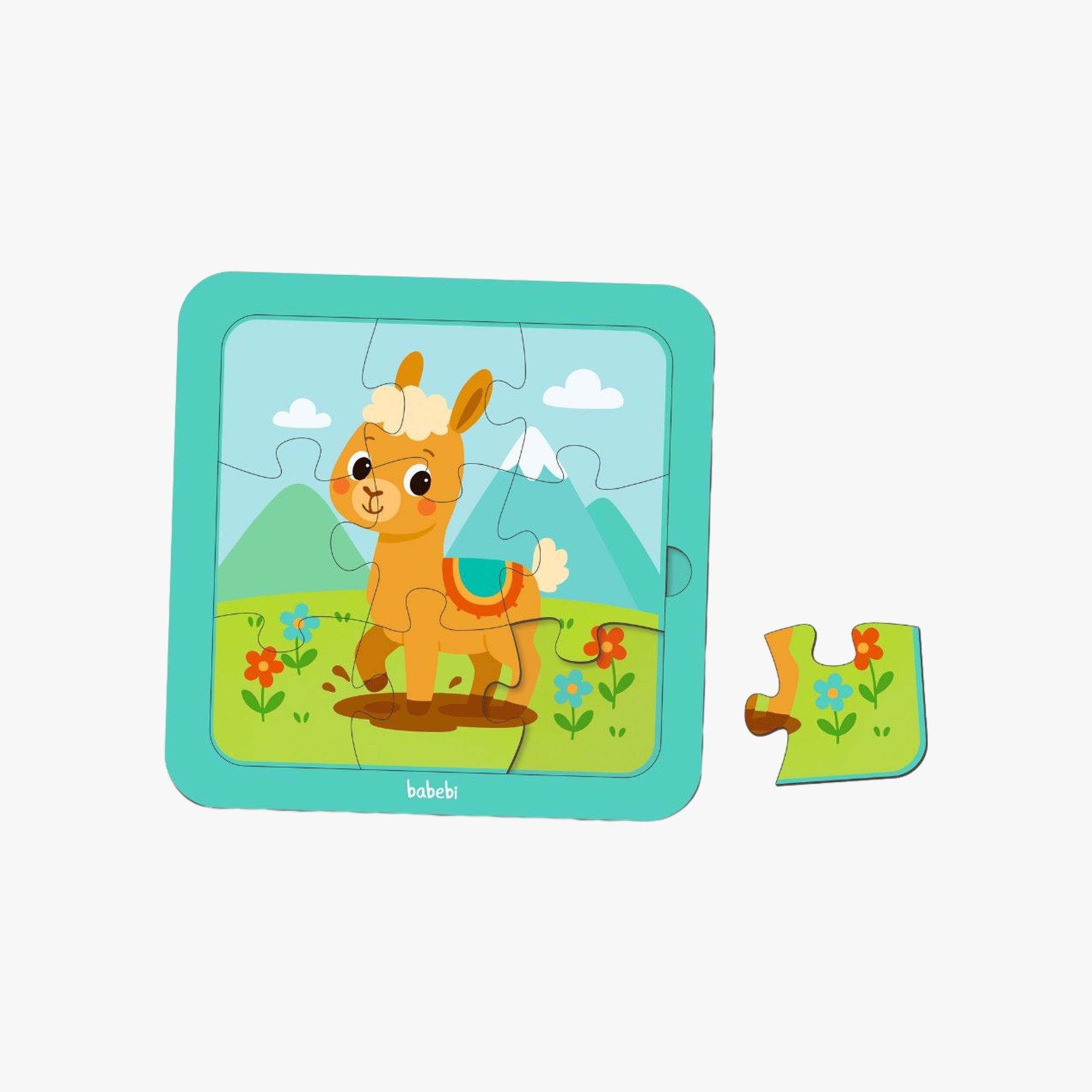 Quebra-Cabeça Infantil Lhama
