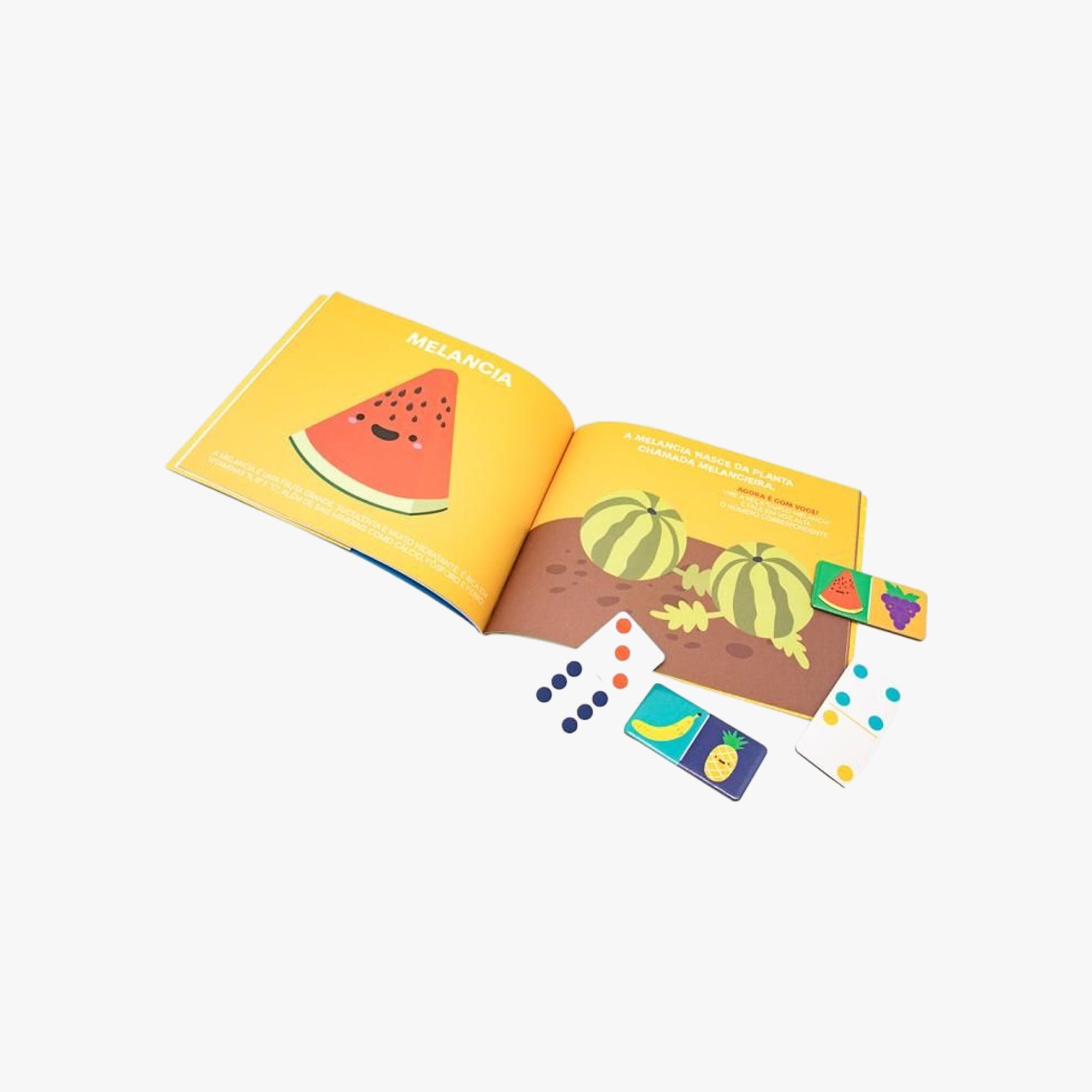 Kit Dominó e Livro Frutas