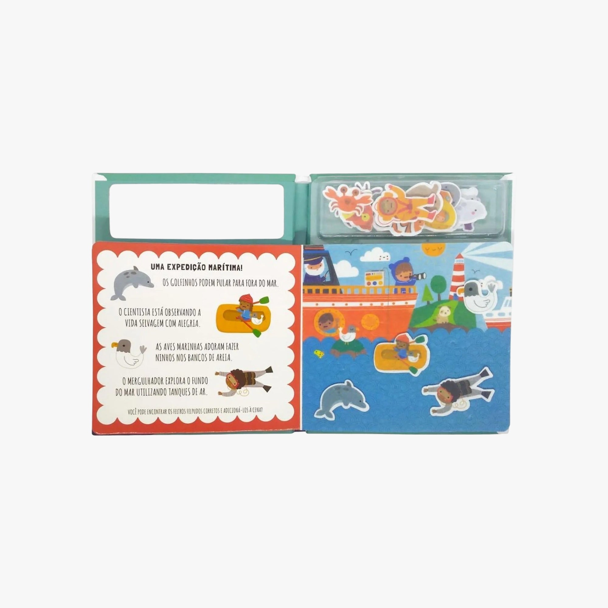 Livro Amigos de Feltro: Olá, Oceano!
