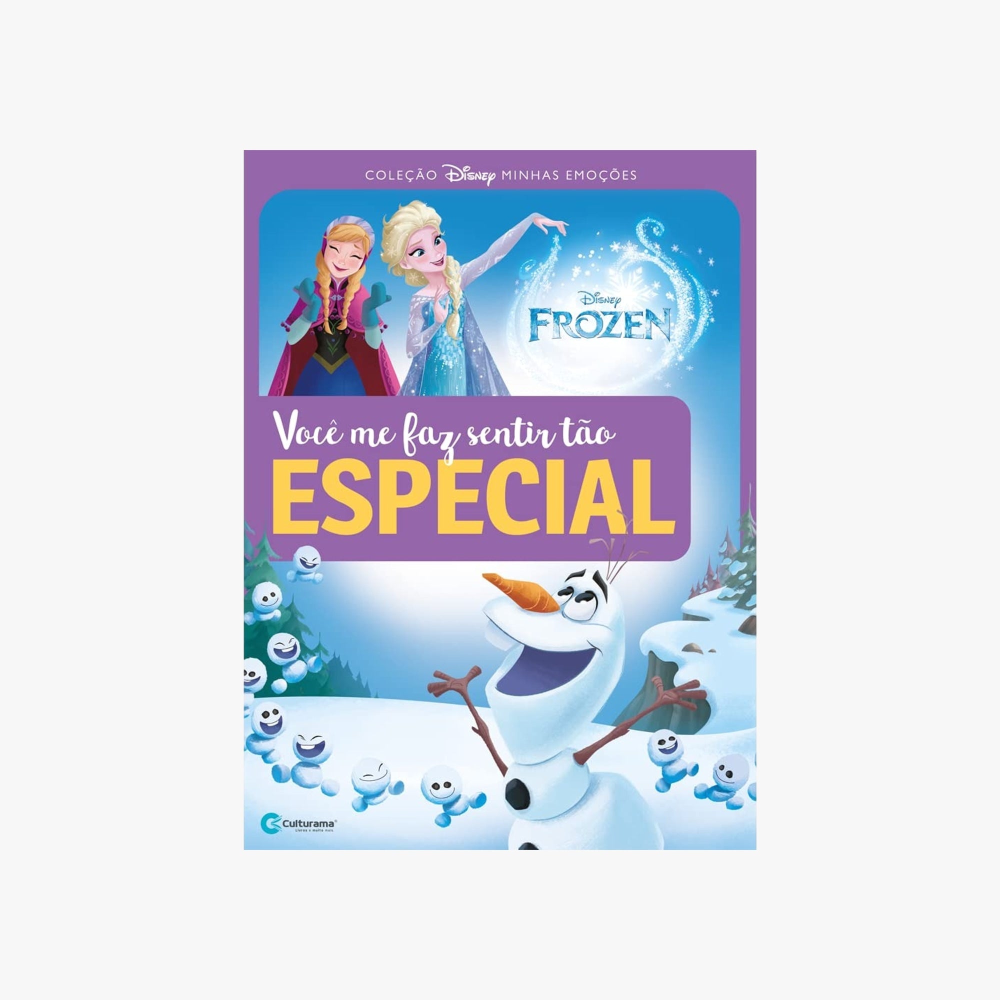 Livro da Frozen Você Me Faz Sentir Tão Especial Disney