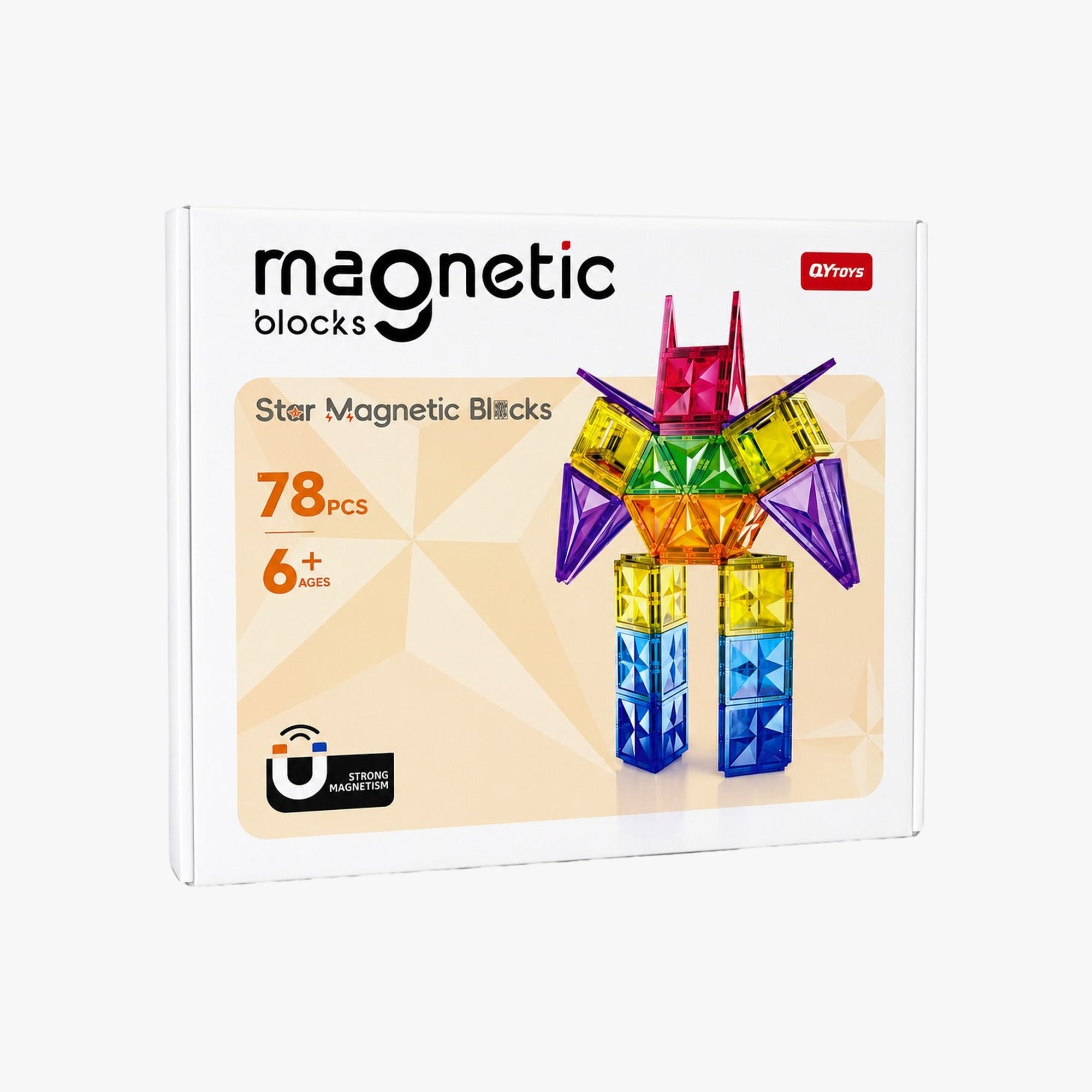 Blocos de Montar Magnéticos 78 Peças