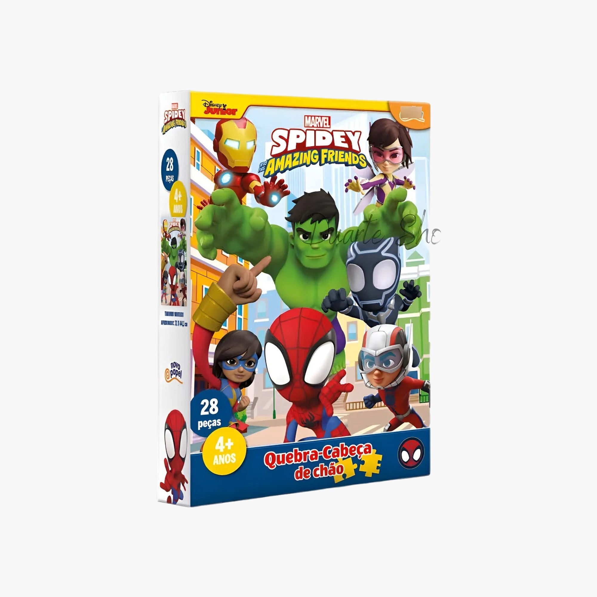 Quebra-Cabeça Infantil de Chão 28 Peças Spidey
