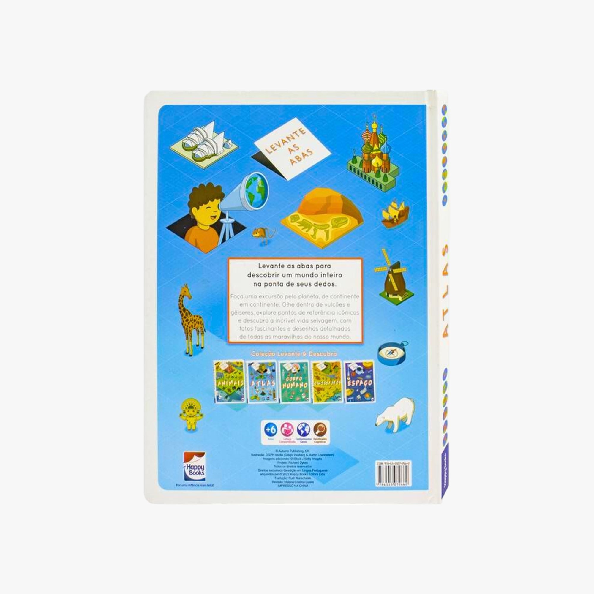 Livro Infantil Levante e Descubra Atlas - Com Abas