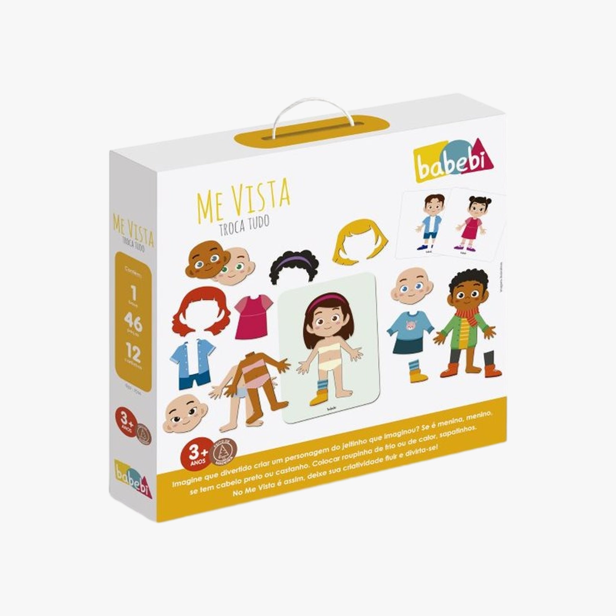 Brinquedo Educativo Me Vista Troca Tudo