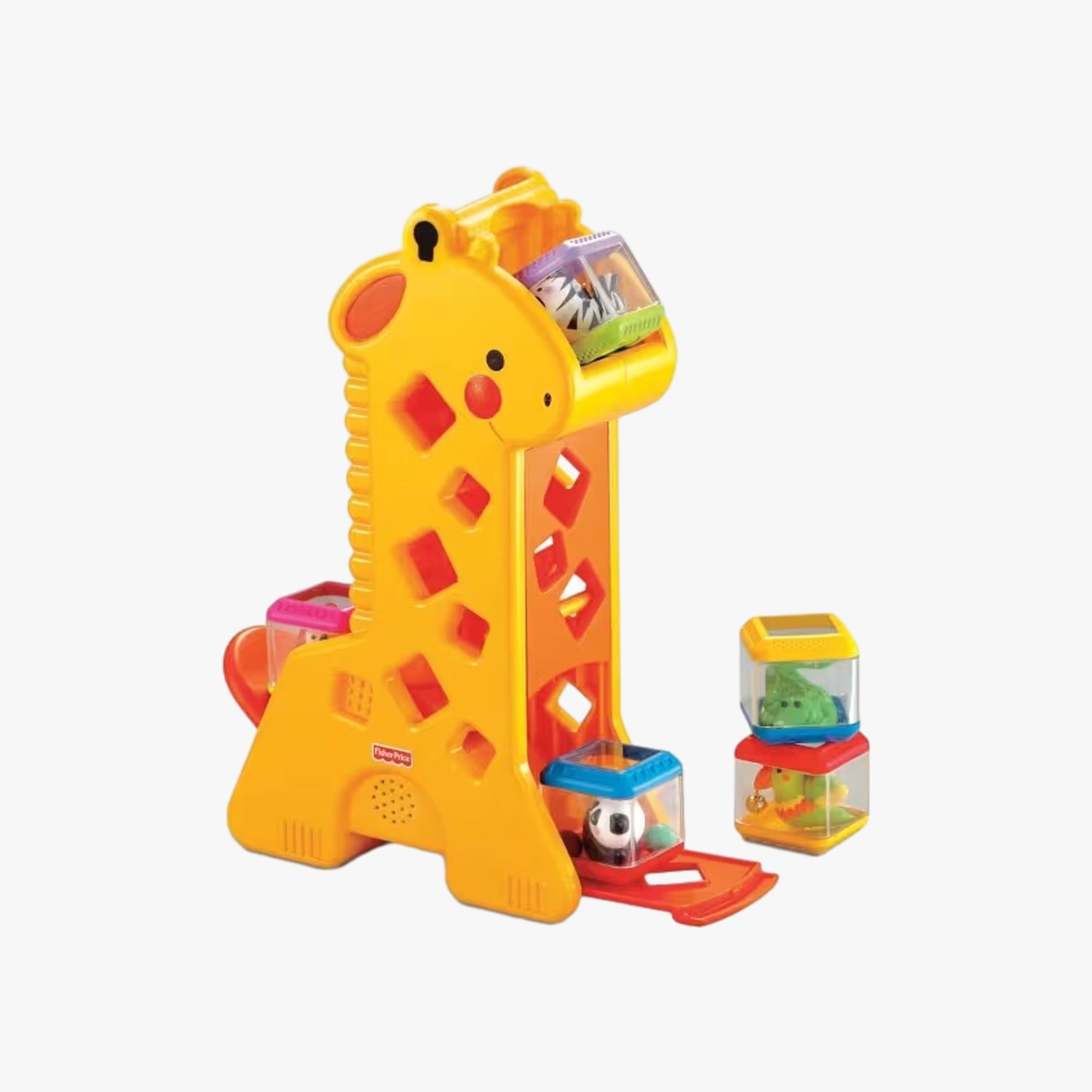 Brinquedo para Bebês Girafa com Blocos