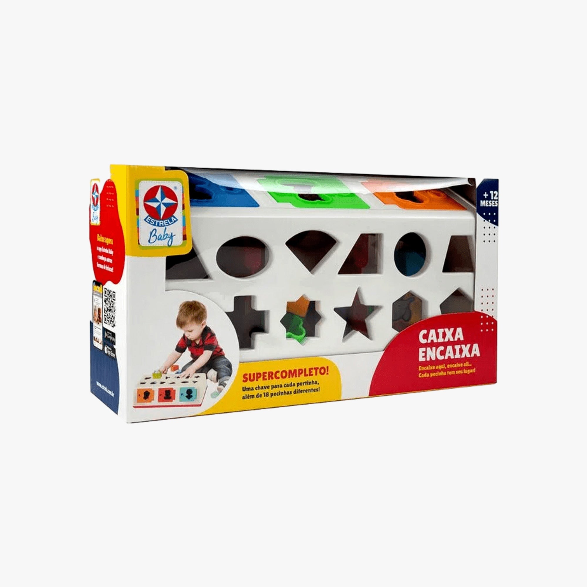 Brinquedo Educativo Caixa Encaixa Baby