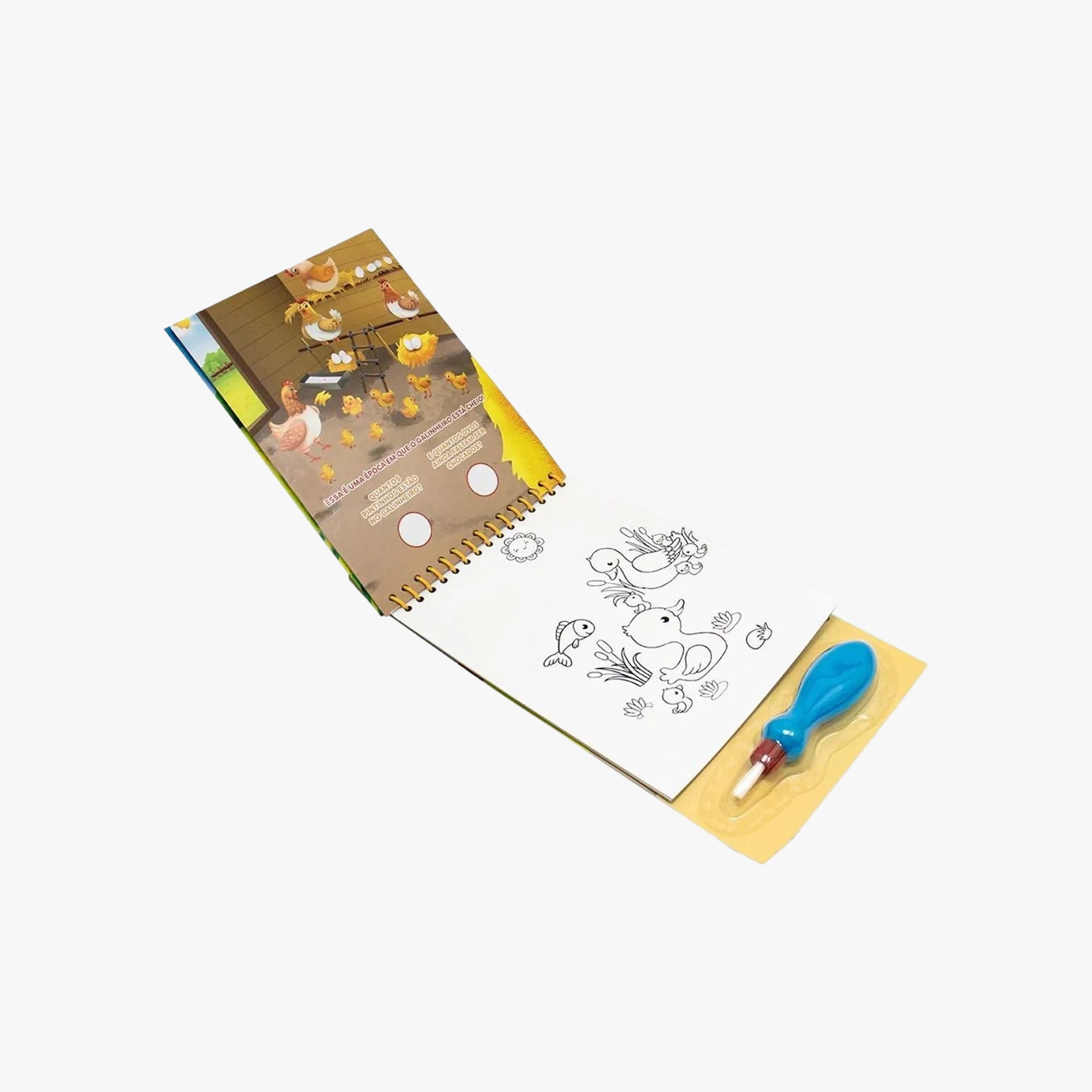 Kit com 2 Aquabook com Atividades Meninos
