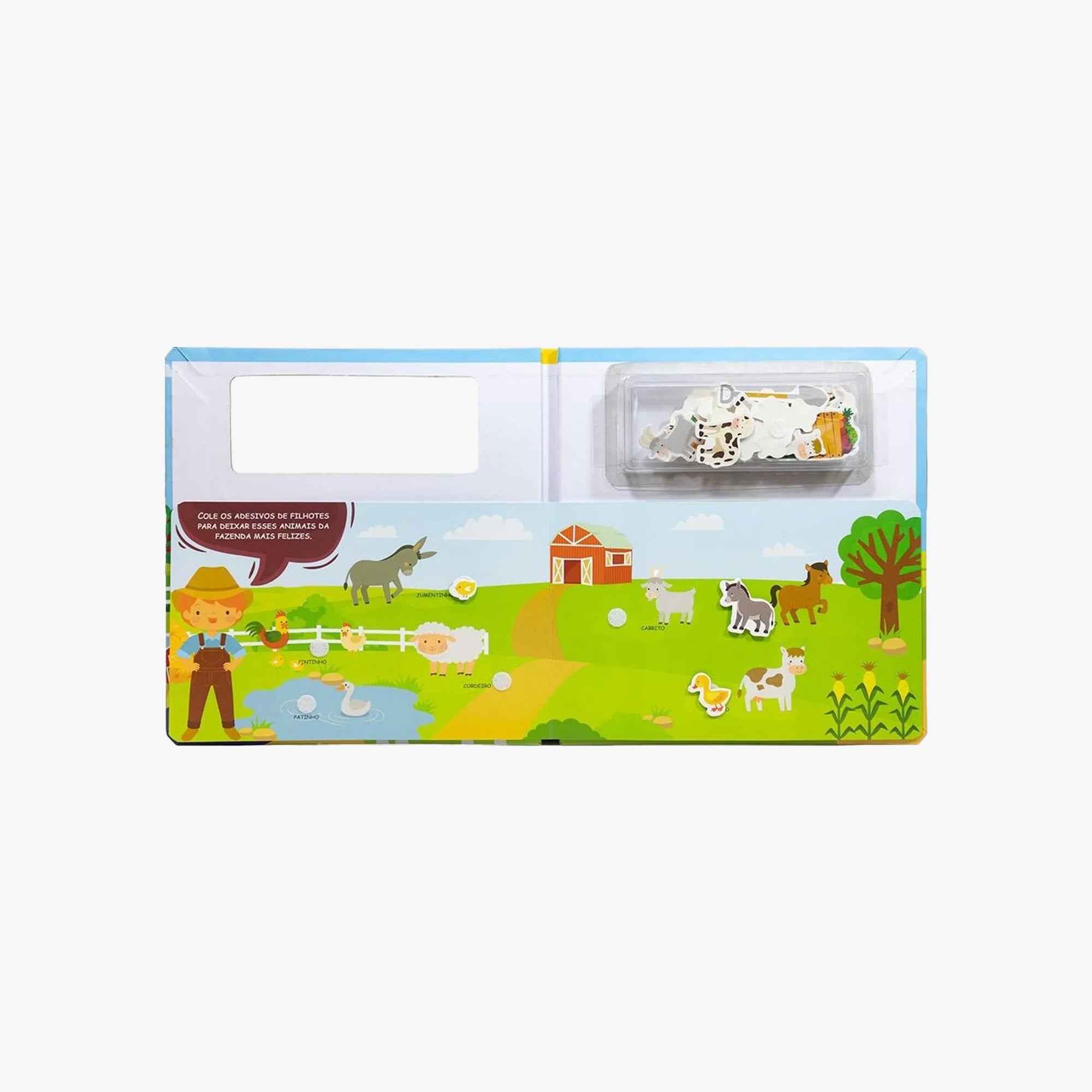 Livro Peças Mágicas - Um livro com velcro: Fazenda