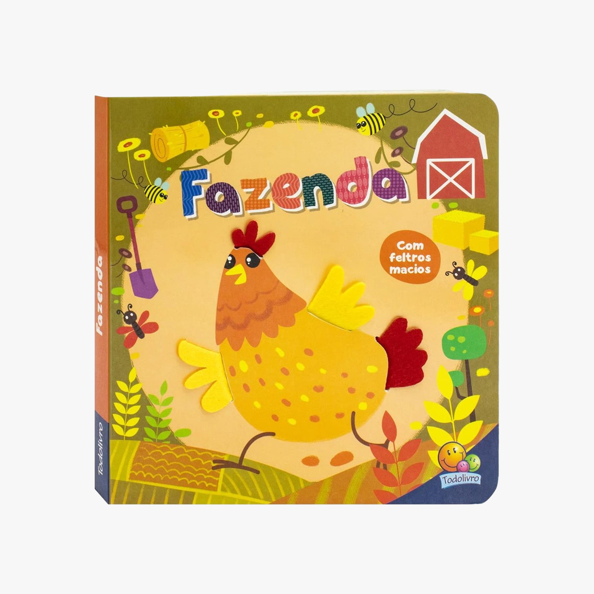 Livro Amiguinhos de Feltro Fazenda