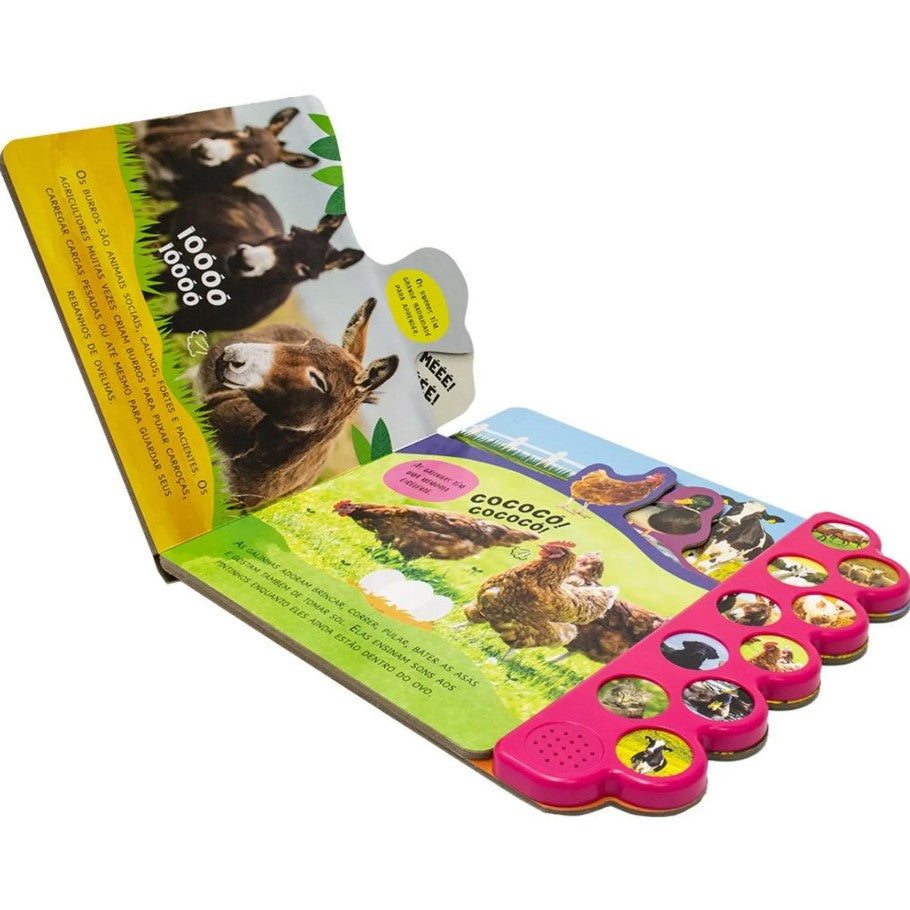 Livro Sonoro Animais da Fazenda
