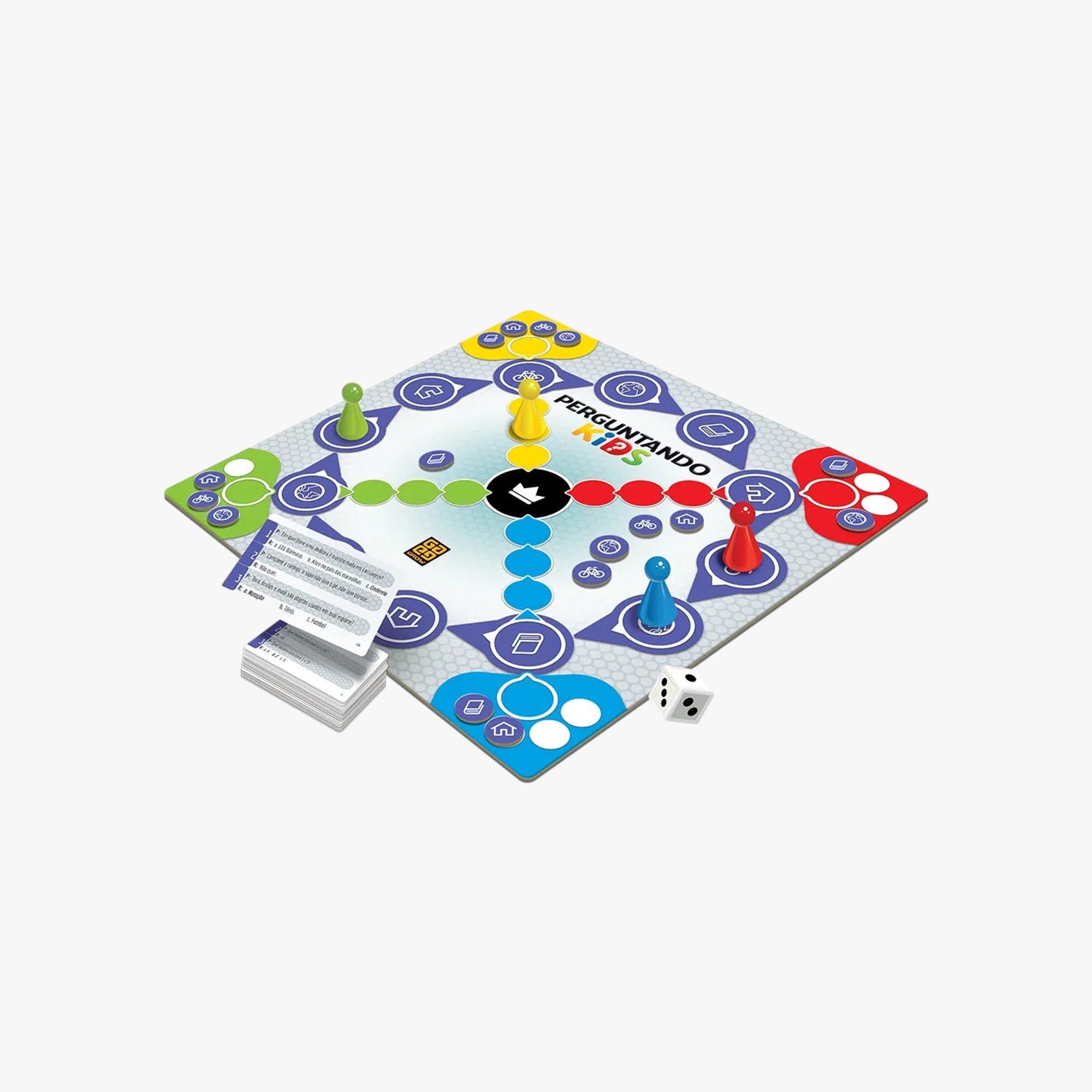 Jogo de Tabuleiro Perguntando Kids Grow