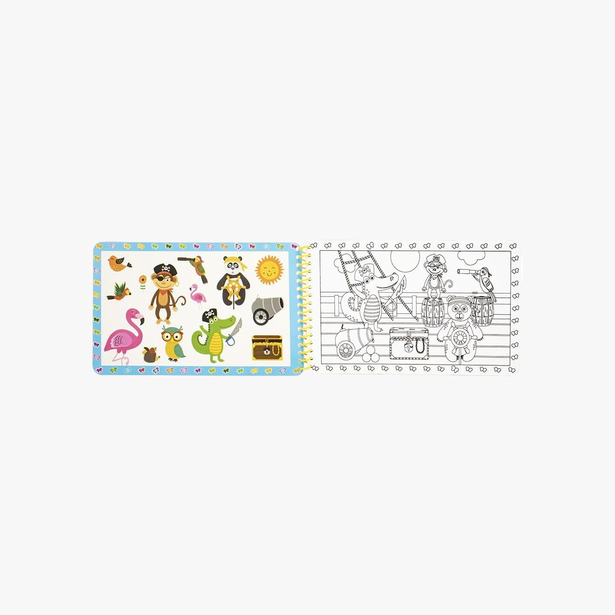 Kit com 2 Aquabook - Livro Pinta com Água e Apaga