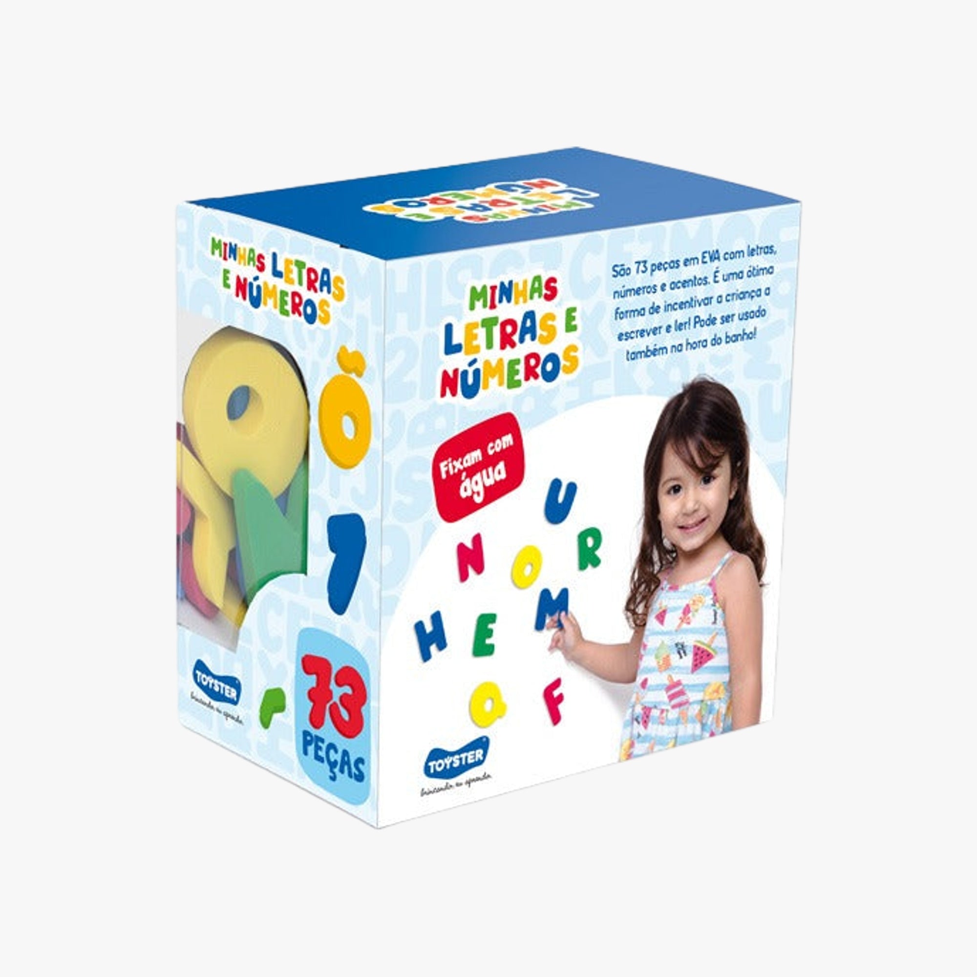 Jogo Educativo Minhas Letras e Números em EVA