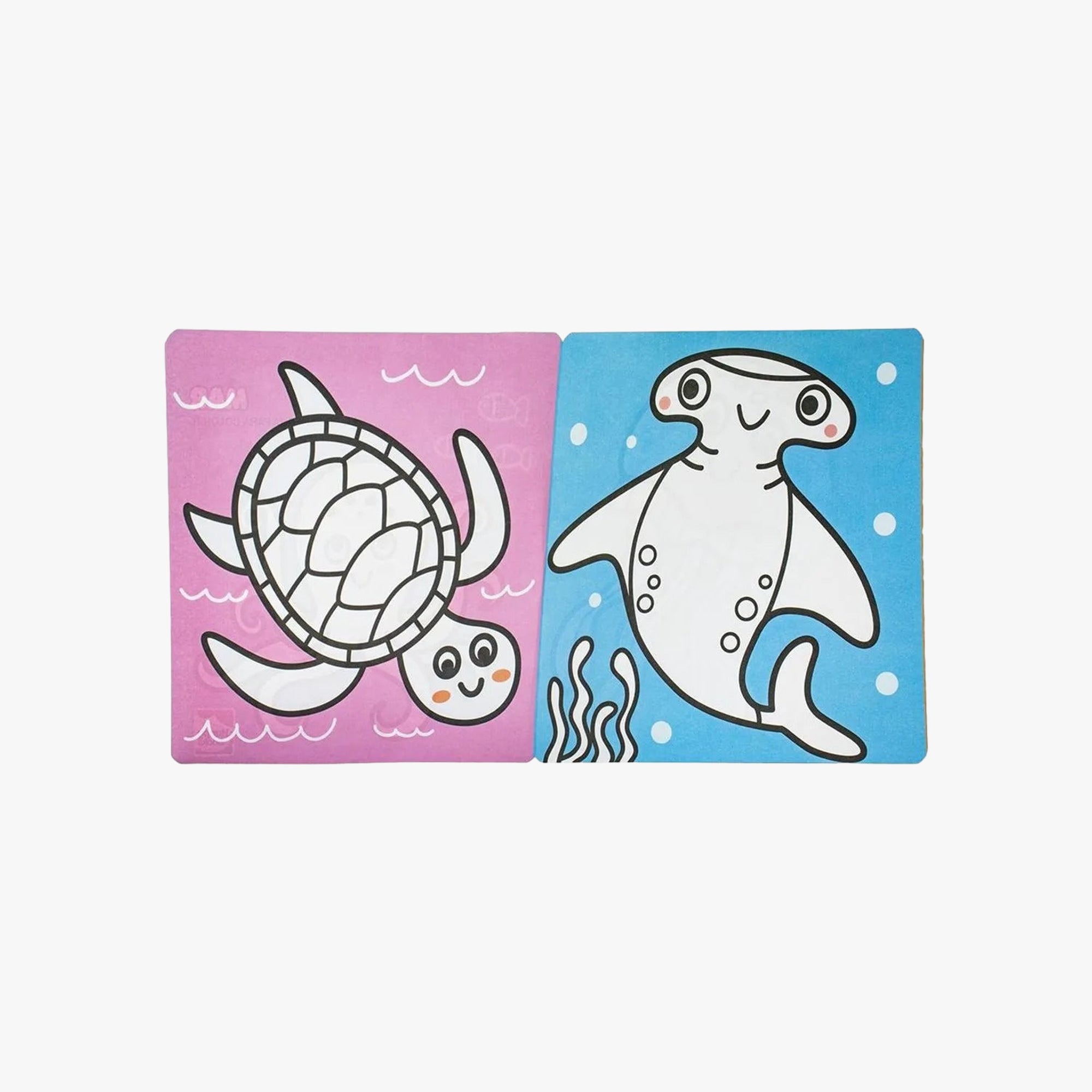 Livro-Sanfona Para Colorir Mar
