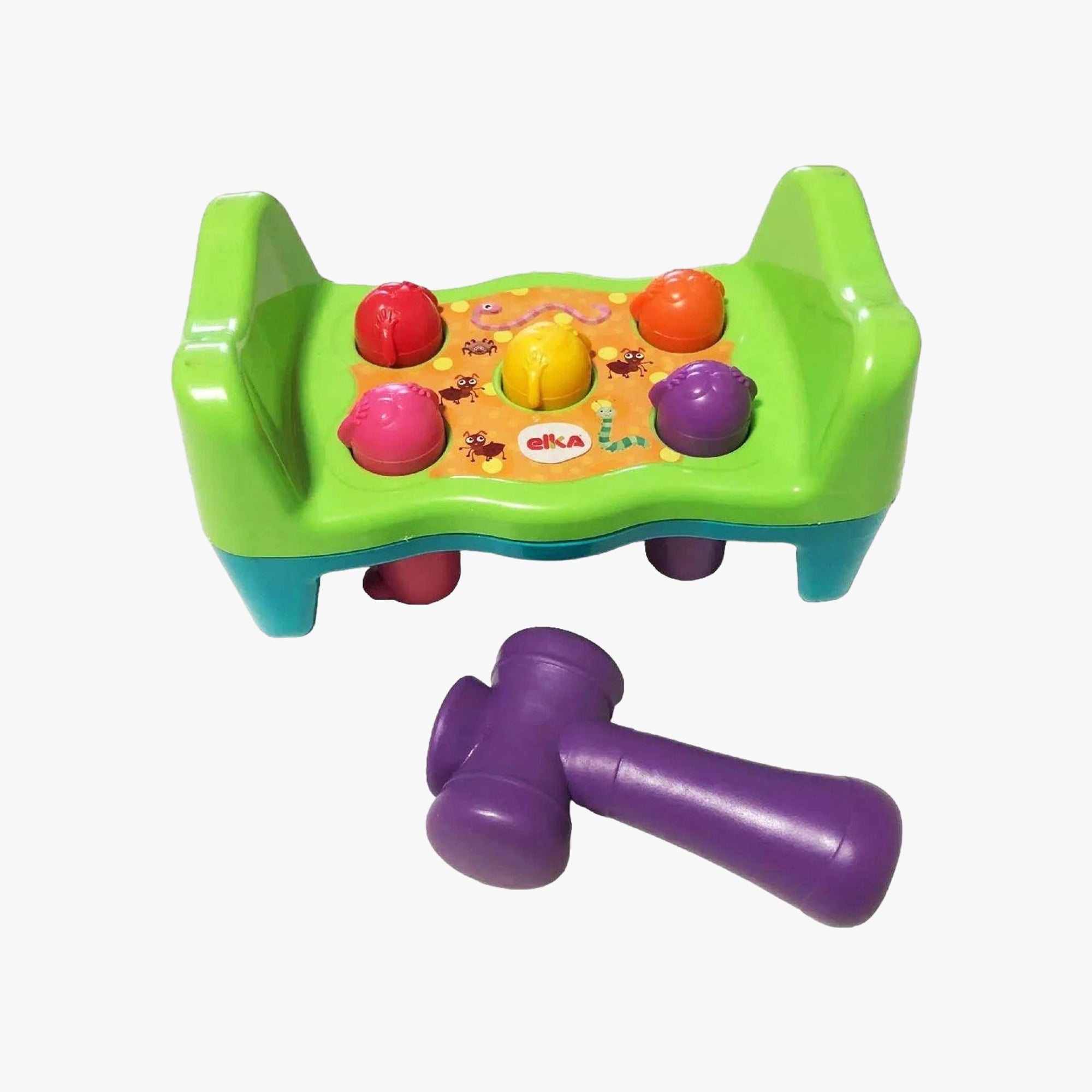 Brinquedo Infantil Bate Rebate Minhoquinhas