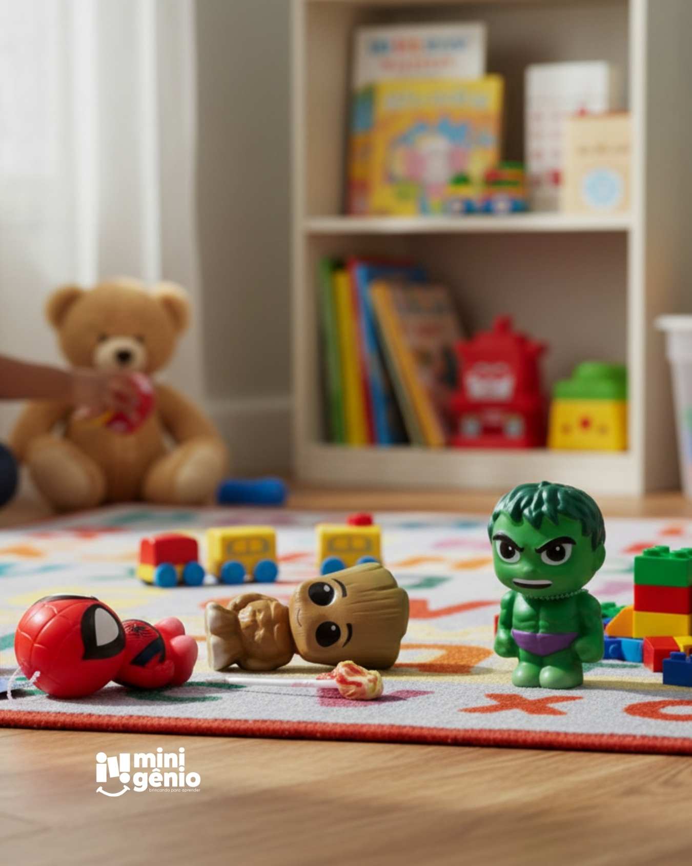 Brinquedo Figura de Borracha Squish Marvel Sortido