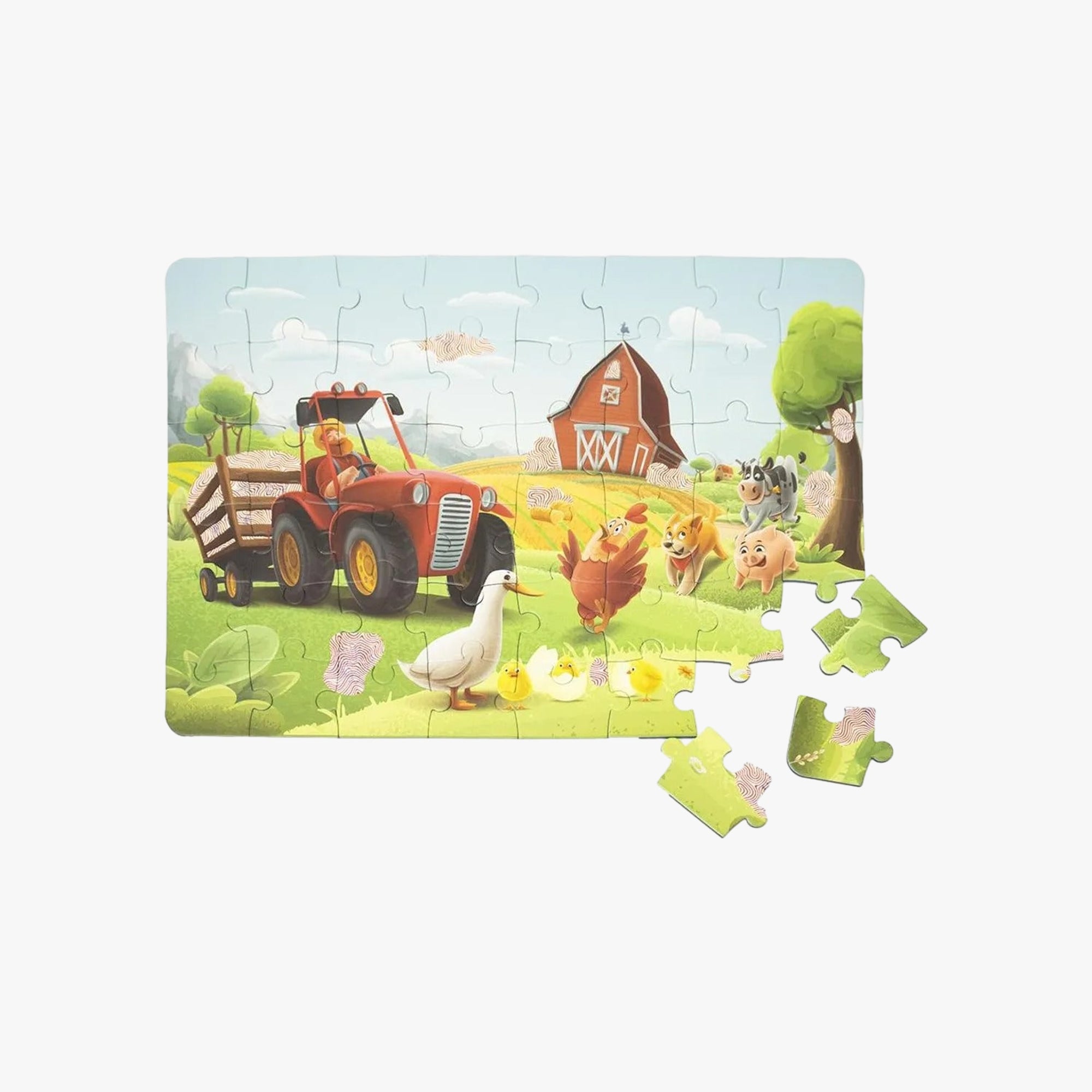 KIT Livro e Quebra-Cabeça - Procure e ache! Fazenda