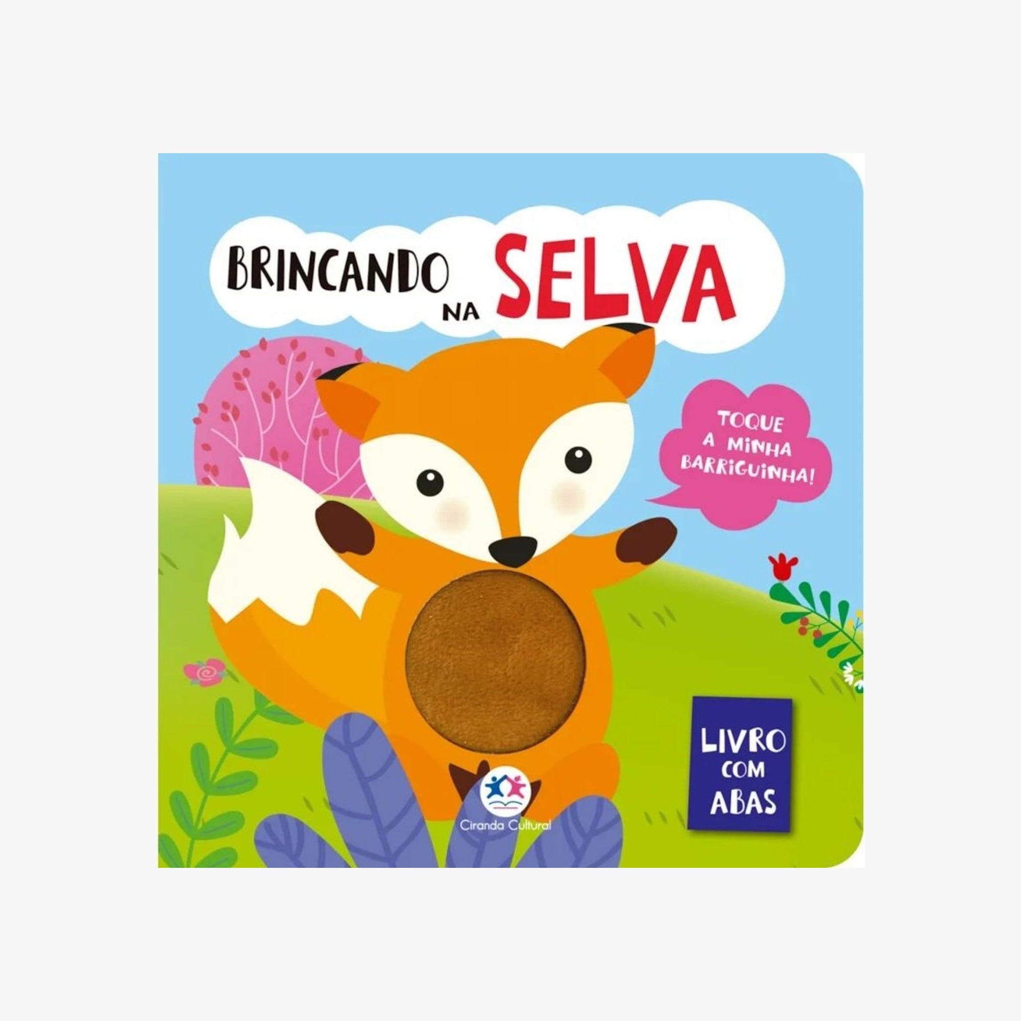Livro Sensorial Brincando na Selva
