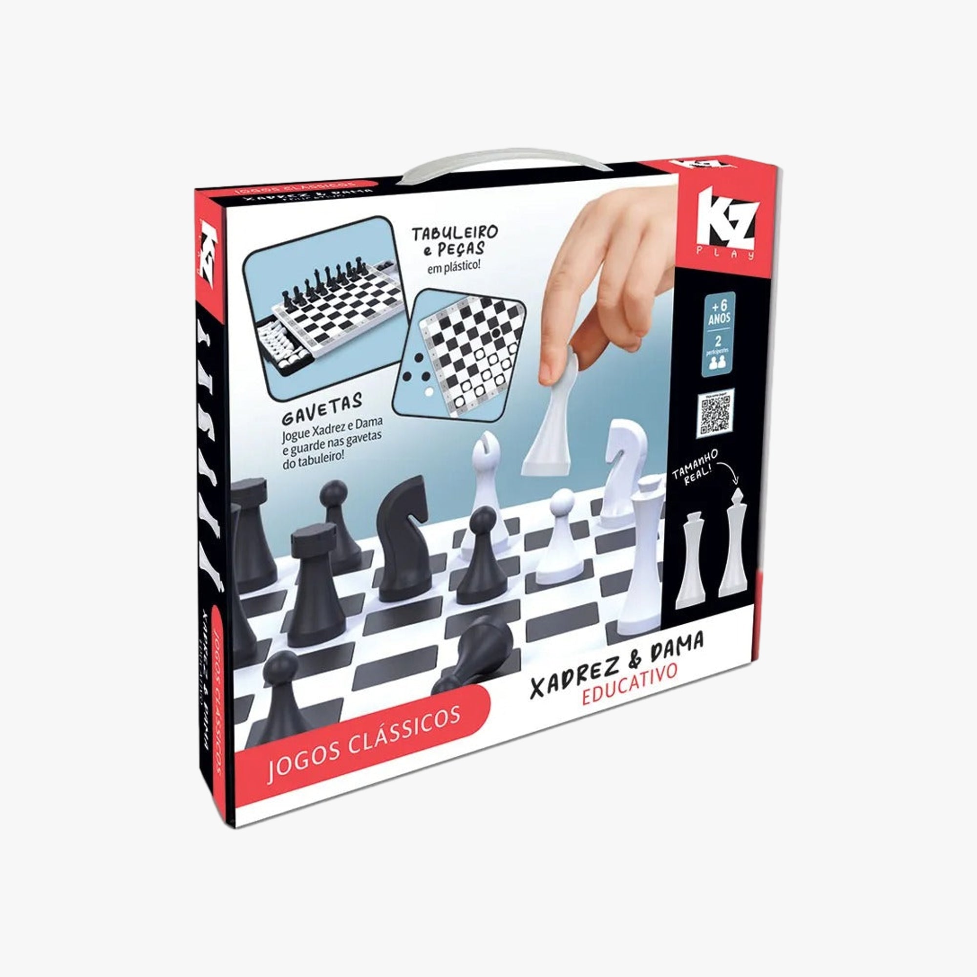 Jogo Educativo Xadrez e Dama