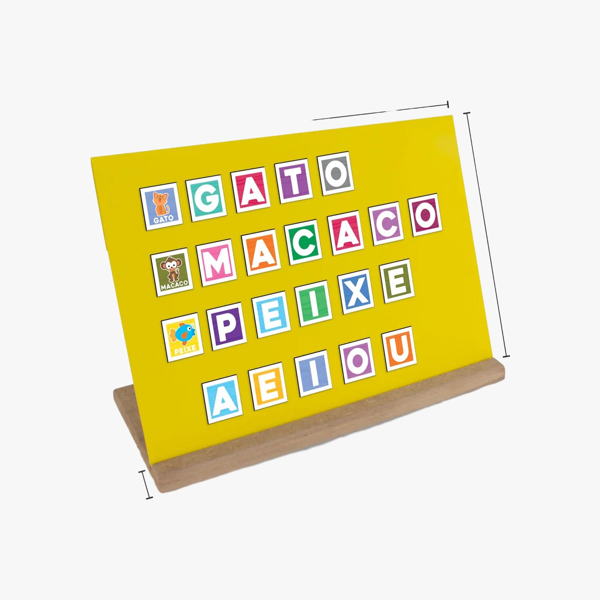 Alfabeto Magnético Letras e Figuras