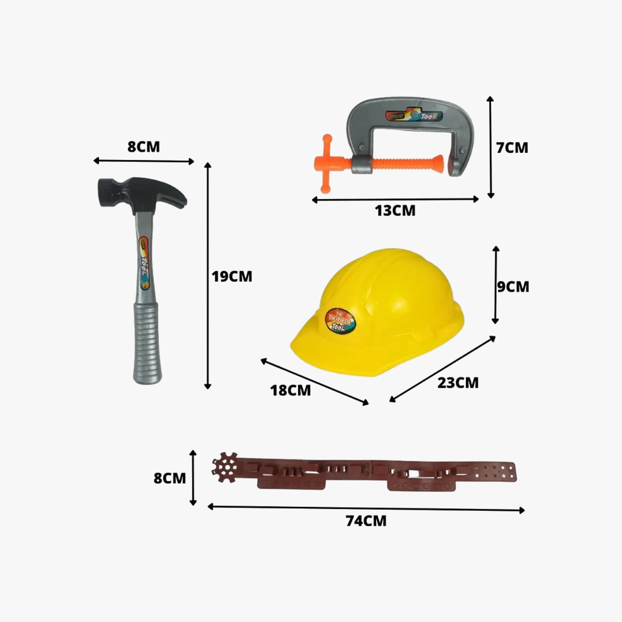 Kit Ferramentas Infantil com Cinto