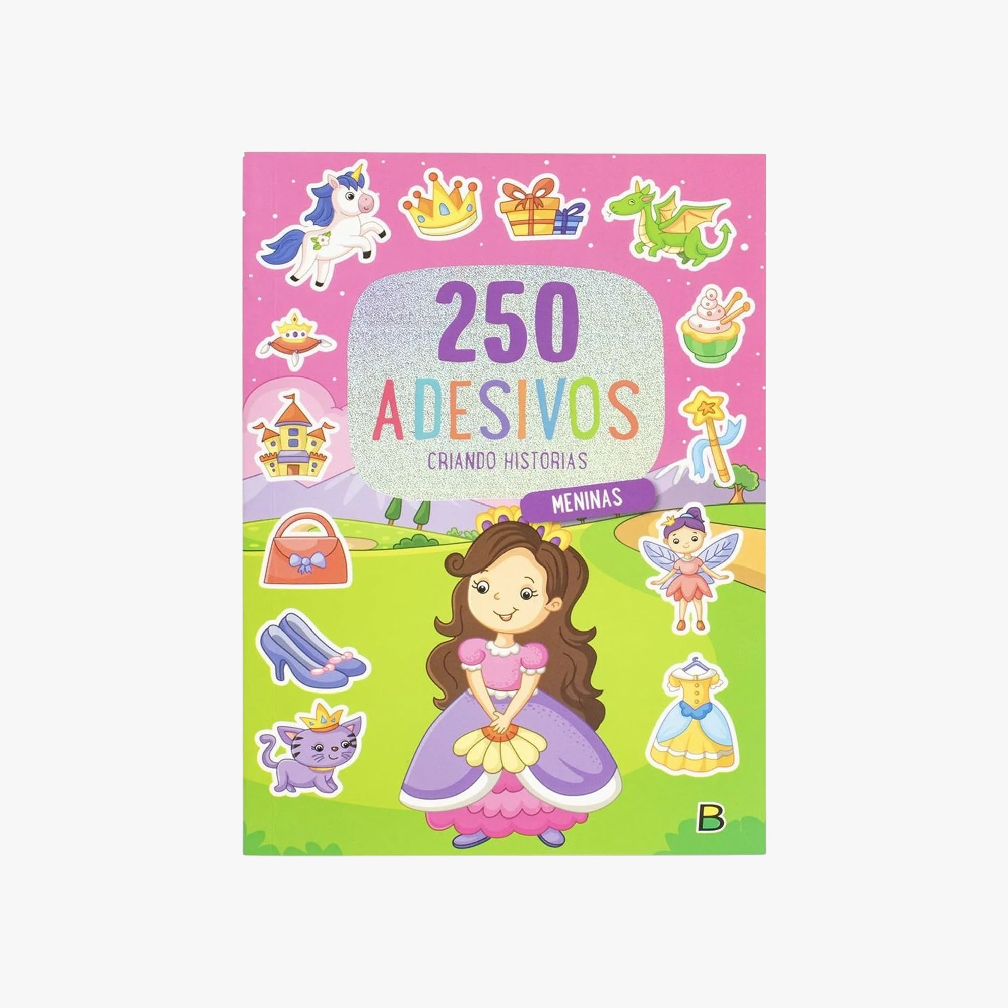 Livro 250 Adesivos - Criando Histórias: Meninas
