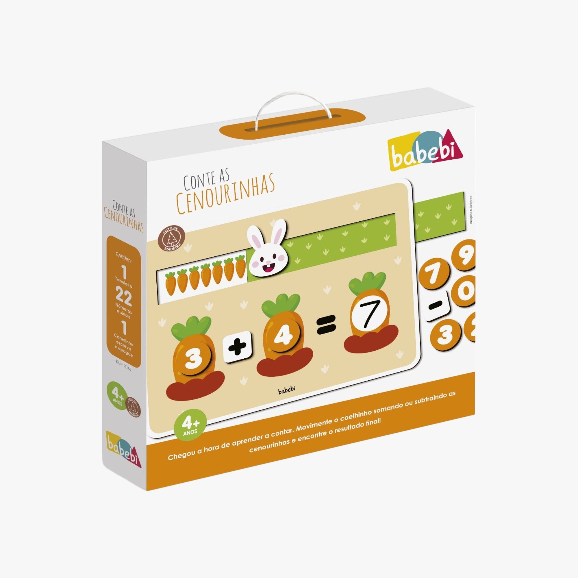 Conte as Cenourinhas - Jogo de Matemática Infantil