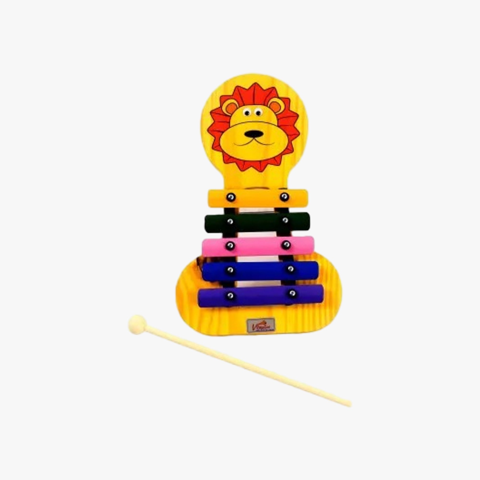 Brinquedo Musical Metalofone Infantil Leão
