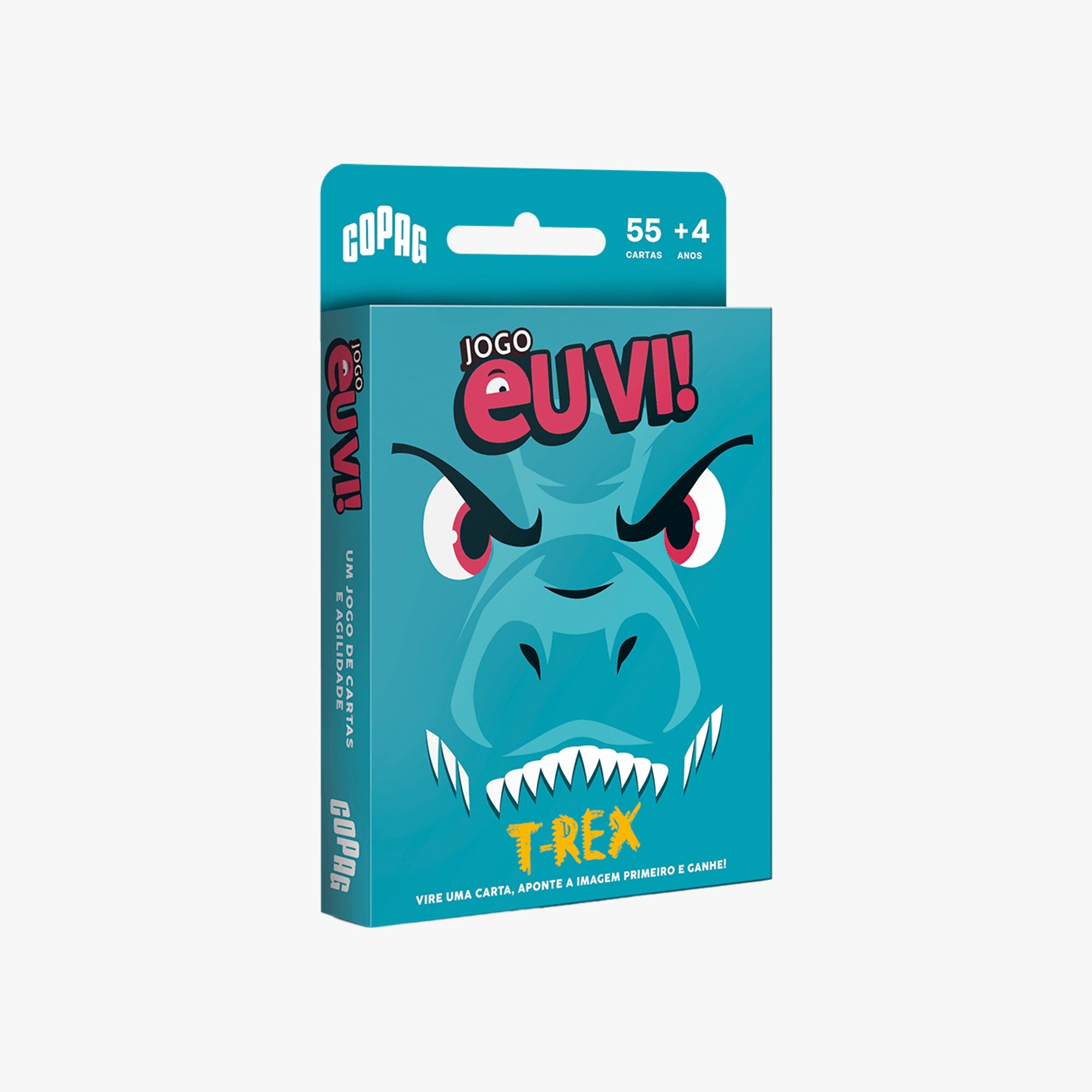 Jogo Infantil de Cartas Eu Vi! Dinossauro T-Rex
