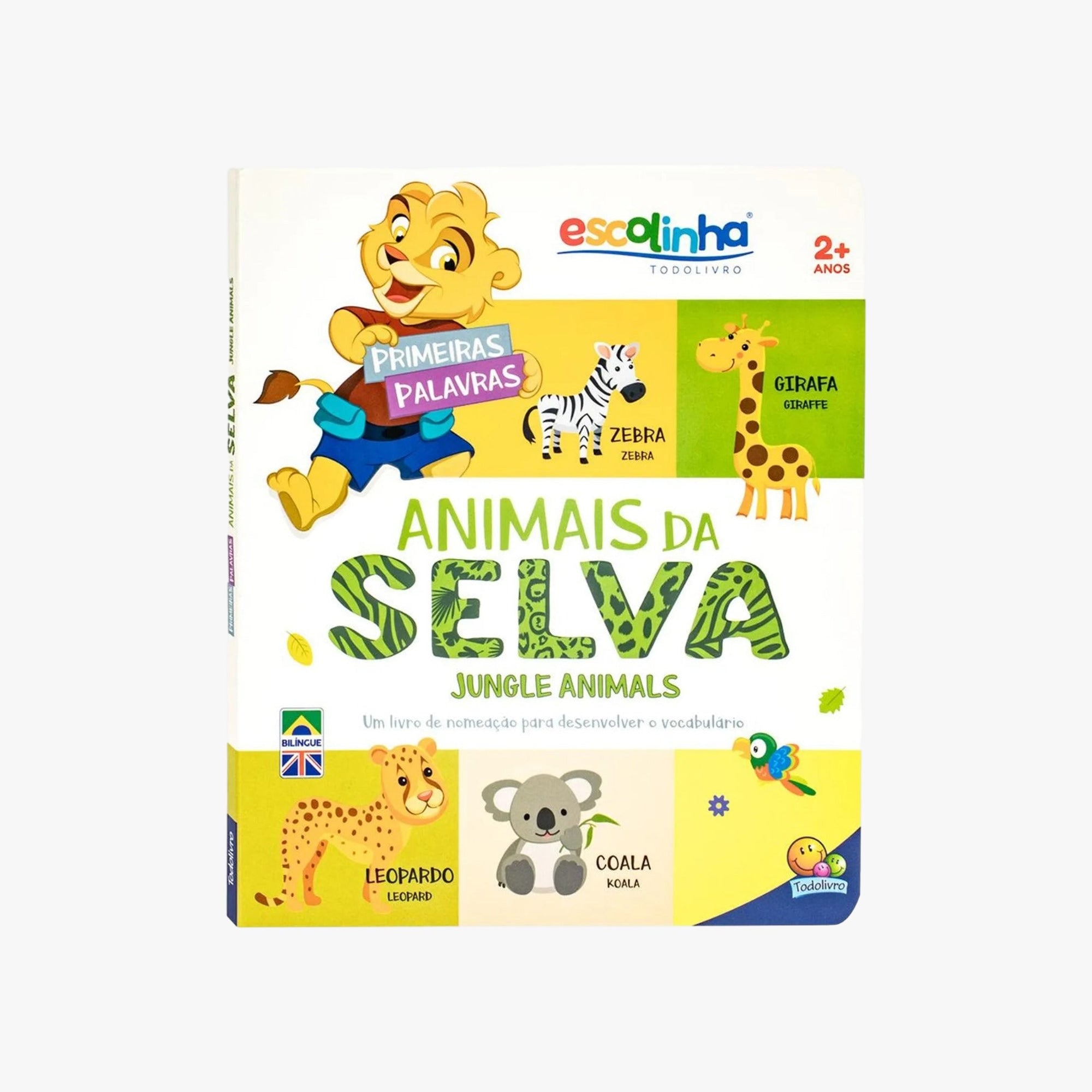 Livro Escolinha Primeiras Palavras: Animais da Selva