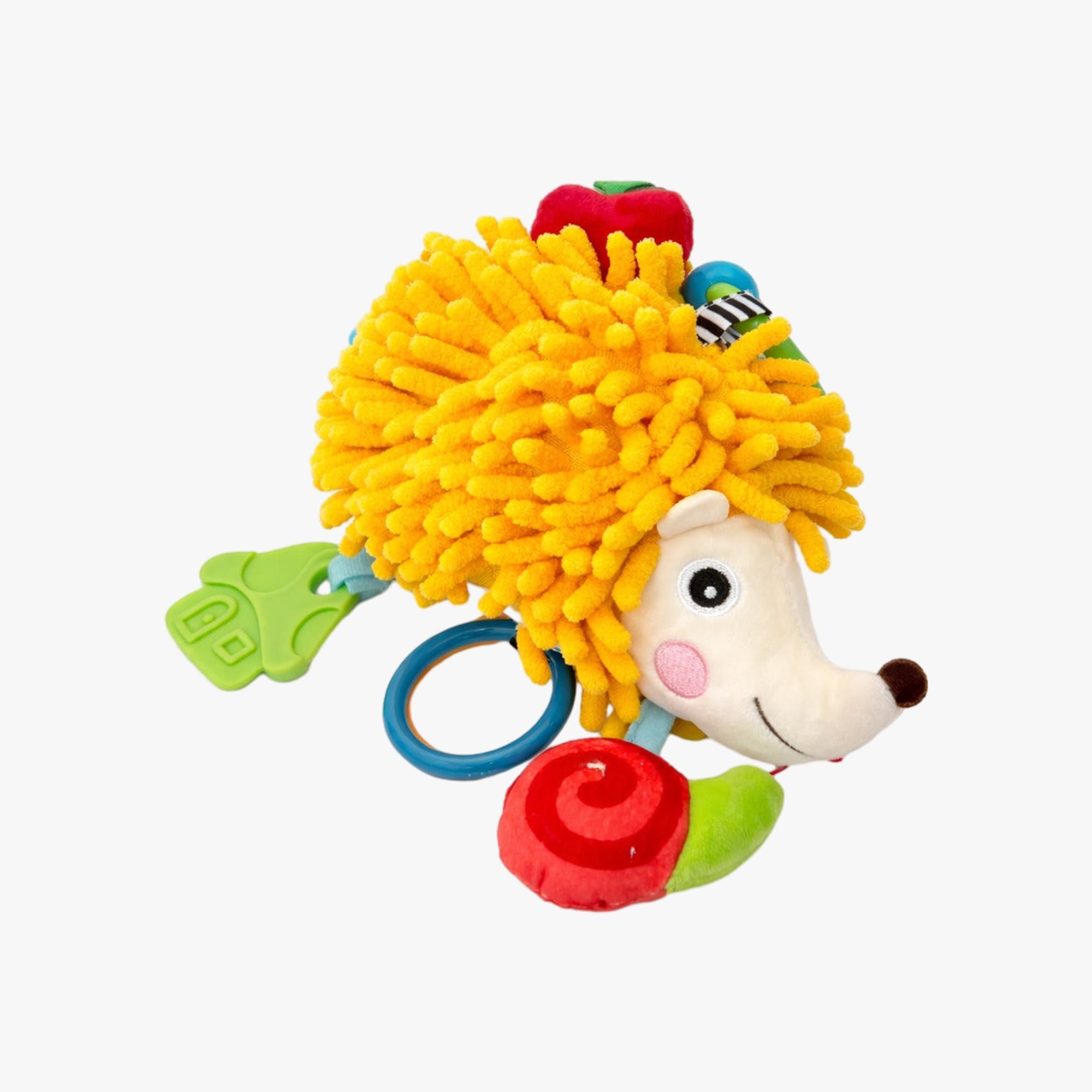 Brinquedo Pelúcia Sensorial Puxa Cordinha: Ouriço Musical
