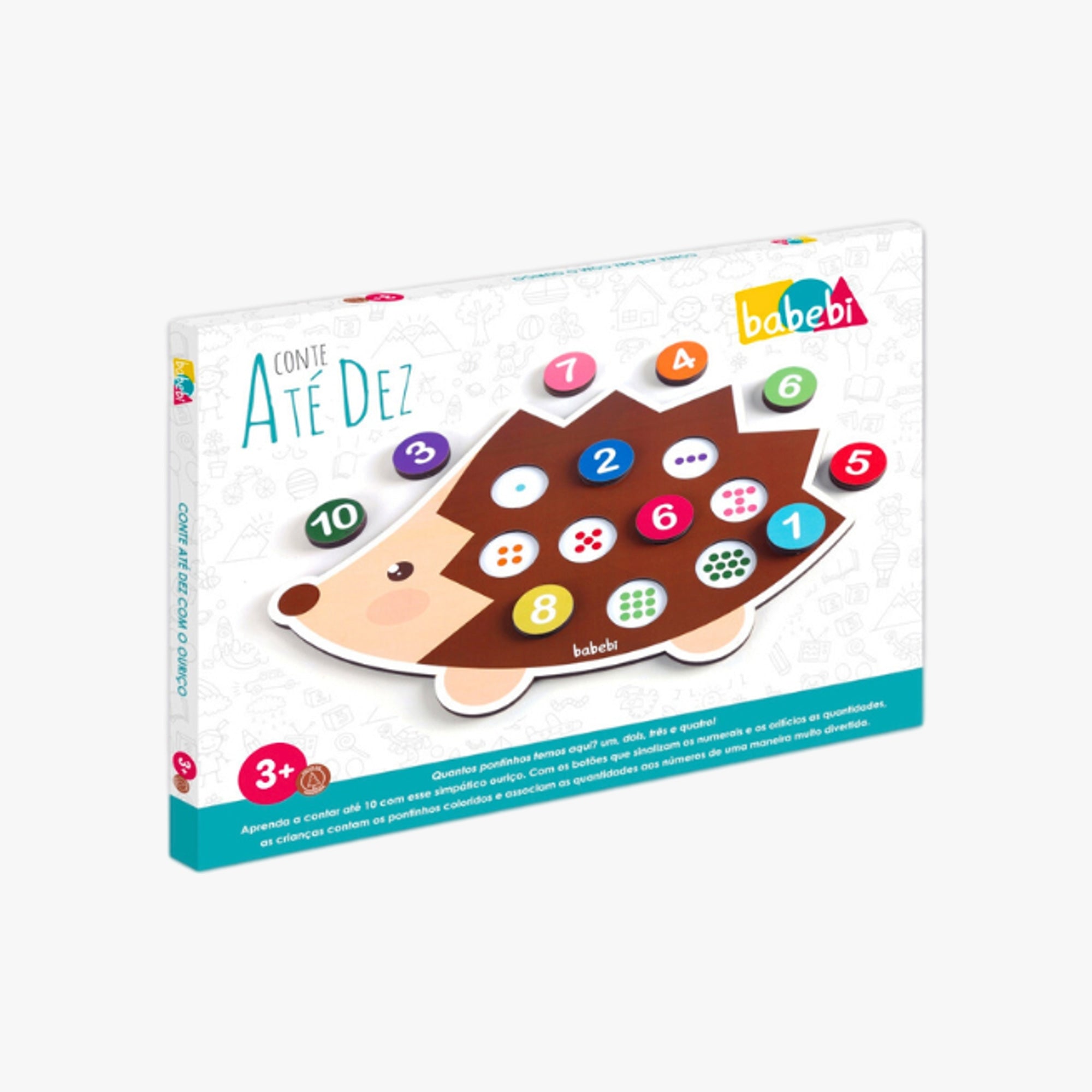 Brinquedo de Encaixe Conte até 10 Ouriço