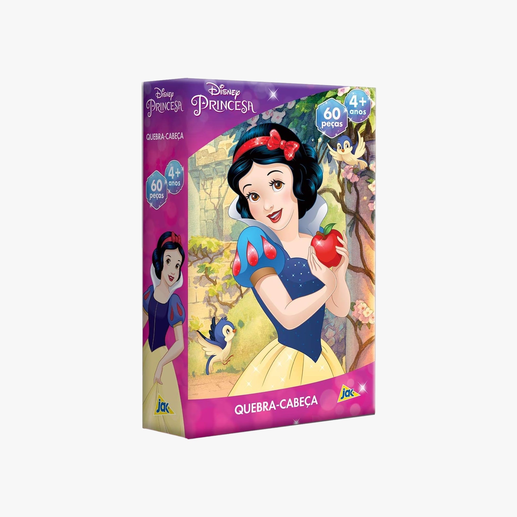 Quebra-Cabeça Princesa Branca de Neve 60 Peças