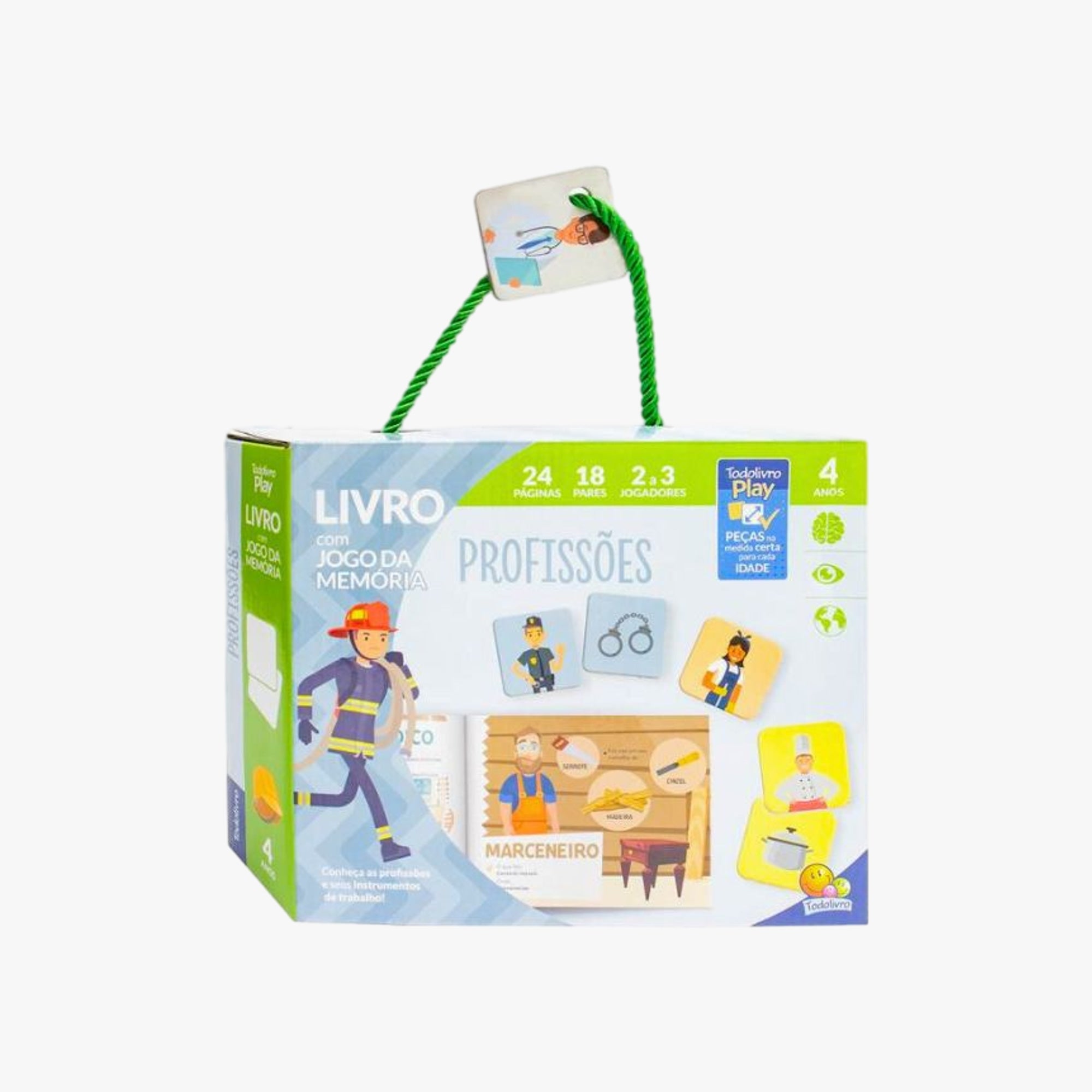 Kit Jogo da Memória e Livro Profissões