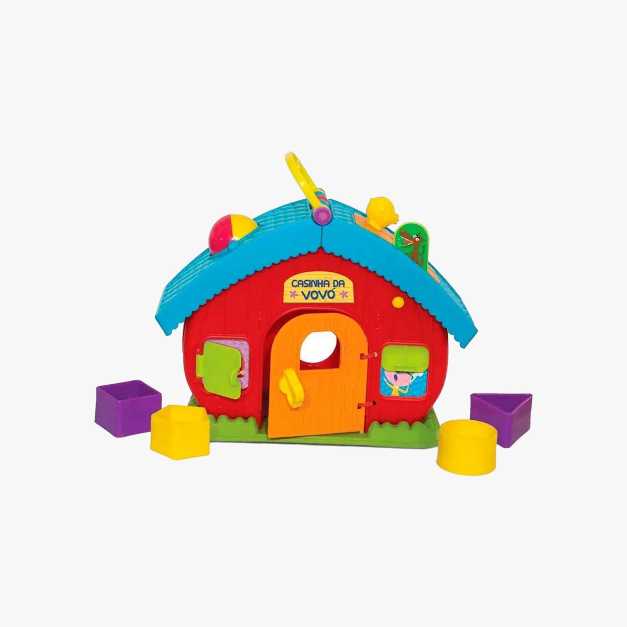 Brinquedo Casinha Da Vovó Encaixe As Formas